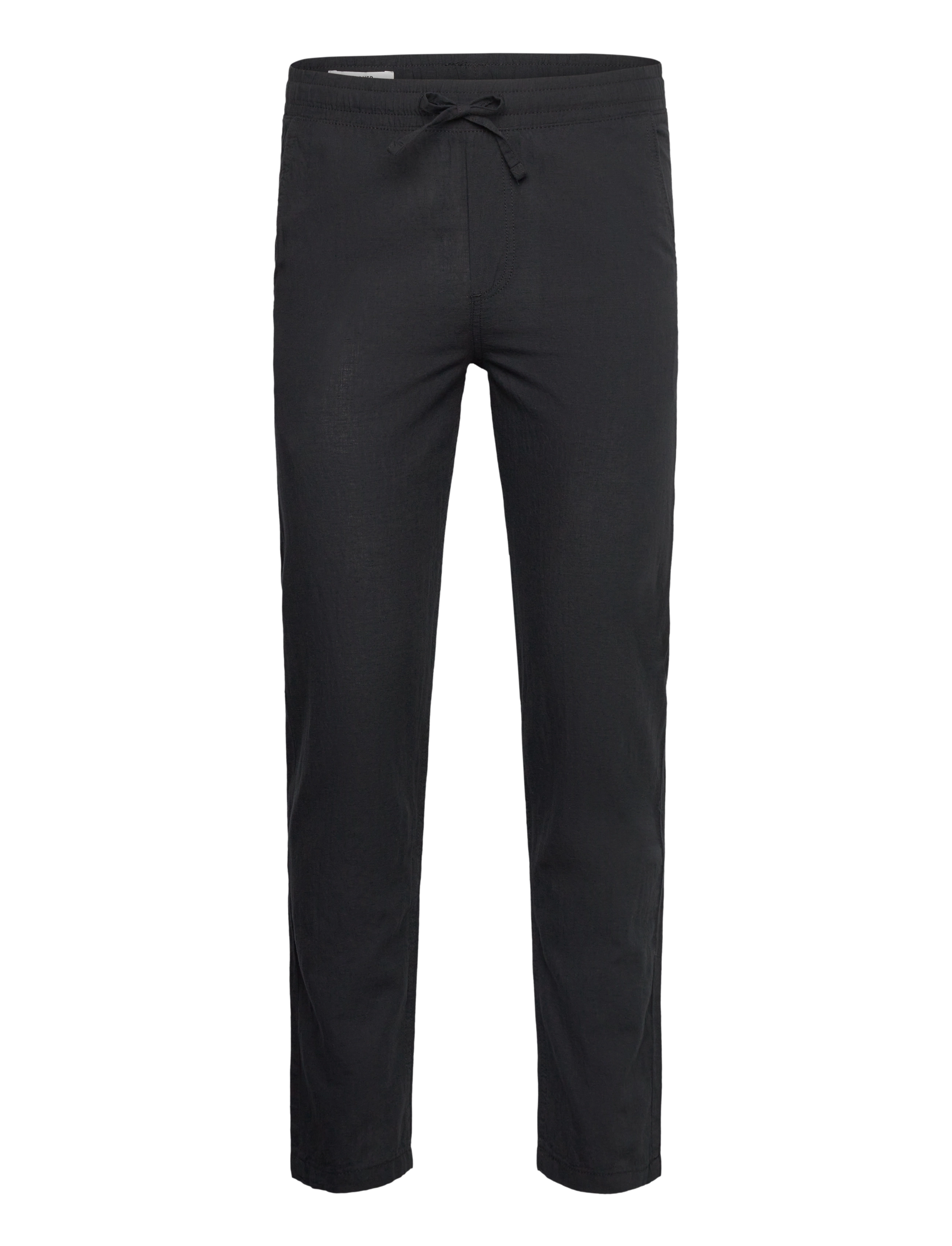 Jack & Jones JPSTKANE SUMMER LINEN BLEND JOGGER SN - Hosen - BLACK / black