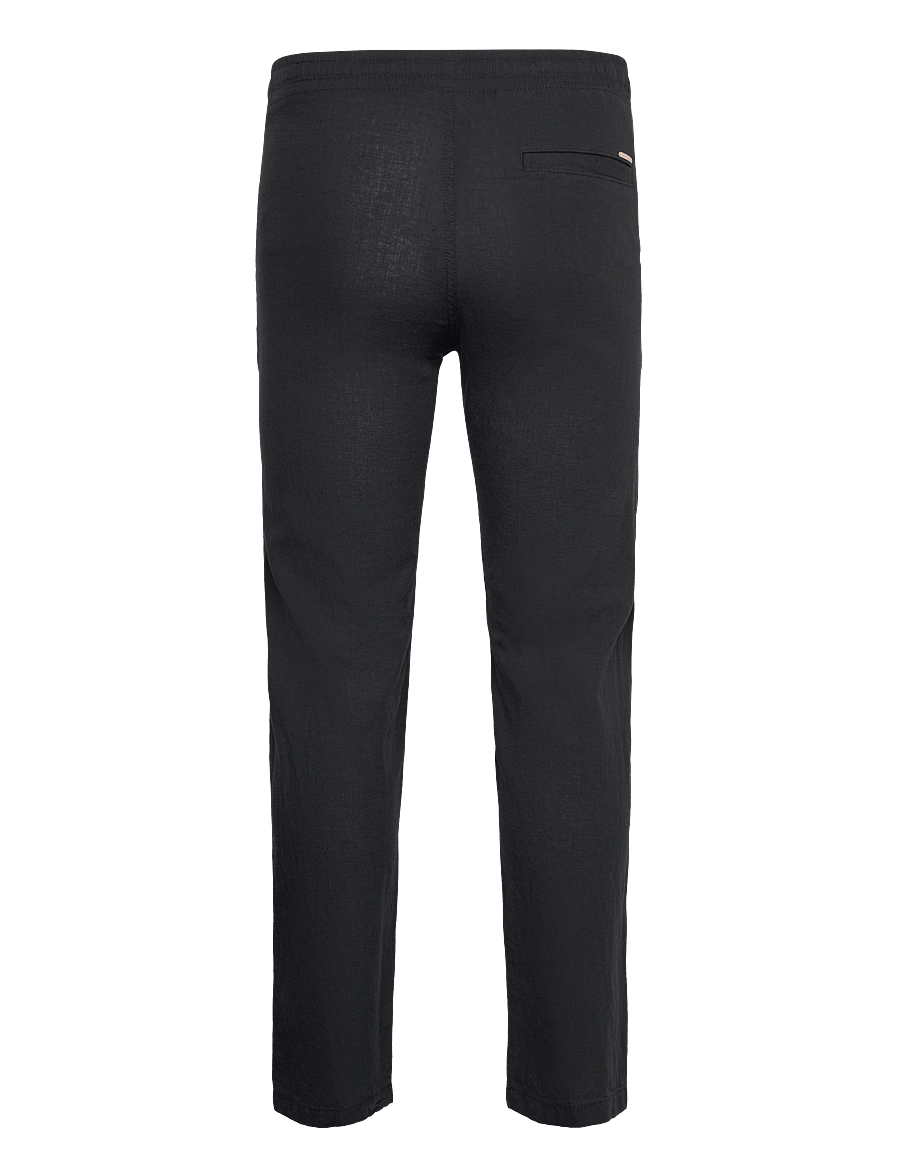 Jack & Jones - JPSTKANE SUMMER LINEN BLEND JOGGER SN - linased püksid - black - 2