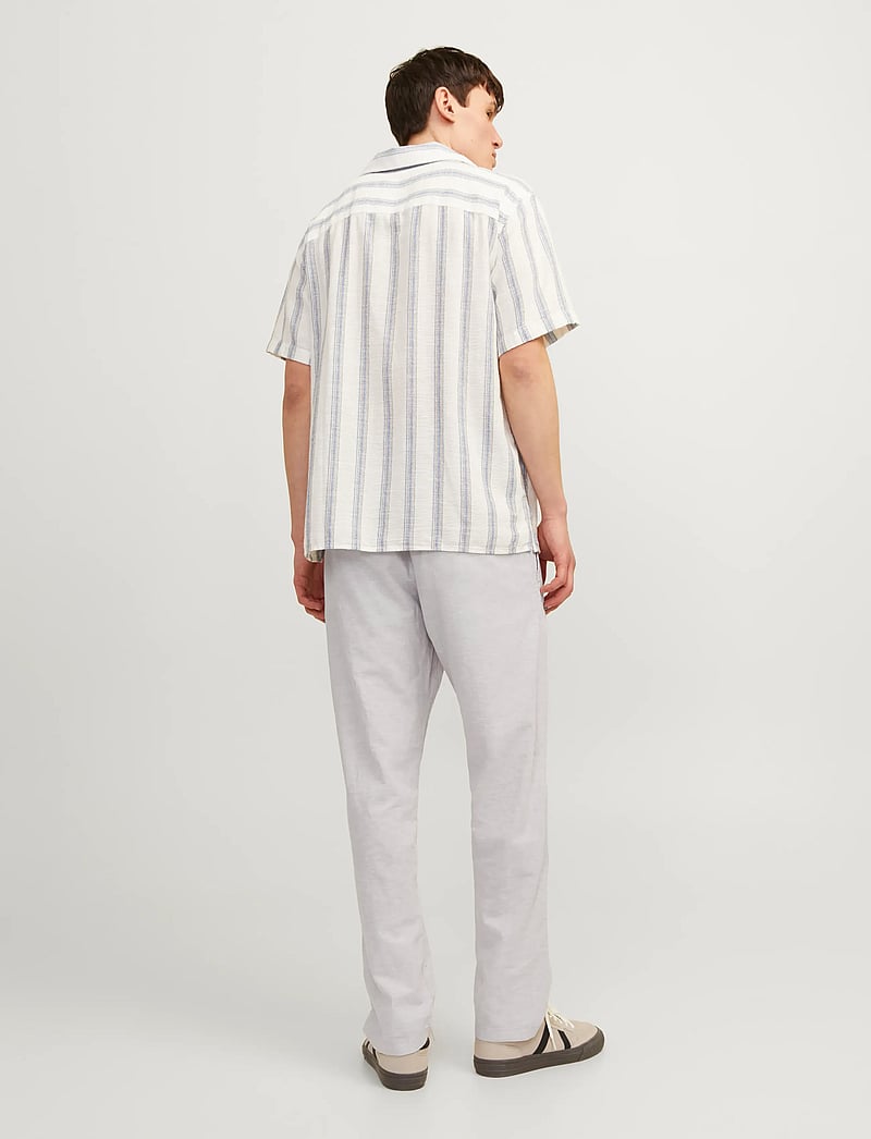 Jack & Jones - JPSTKANE SUMMER LINEN BLEND JOGGER SN - linen trousers - crockery - 3