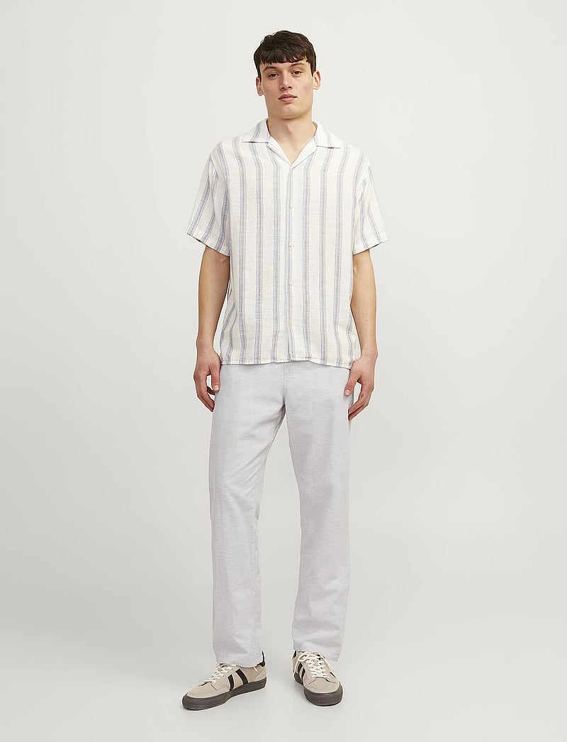 Jack & Jones - JPSTKANE SUMMER LINEN BLEND JOGGER SN - leinenhosen - crockery - 4