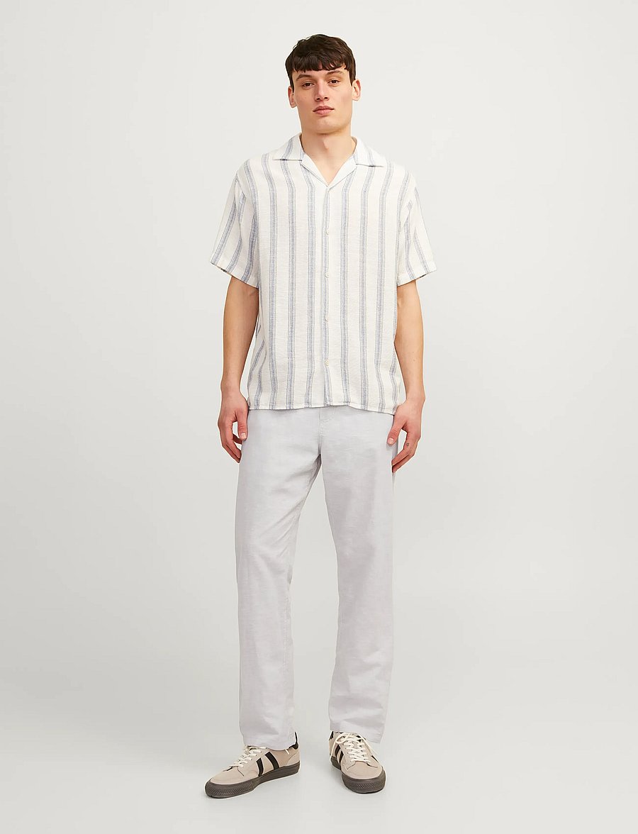 Jack & Jones - JPSTKANE SUMMER LINEN BLEND JOGGER SN - pantalons en lin - crockery - 4