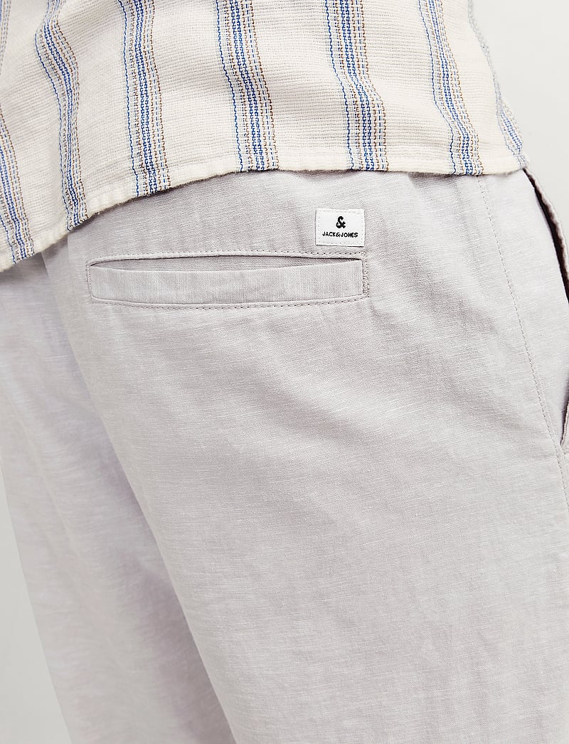 Jack & Jones - JPSTKANE SUMMER LINEN BLEND JOGGER SN - leinenhosen - crockery - 5