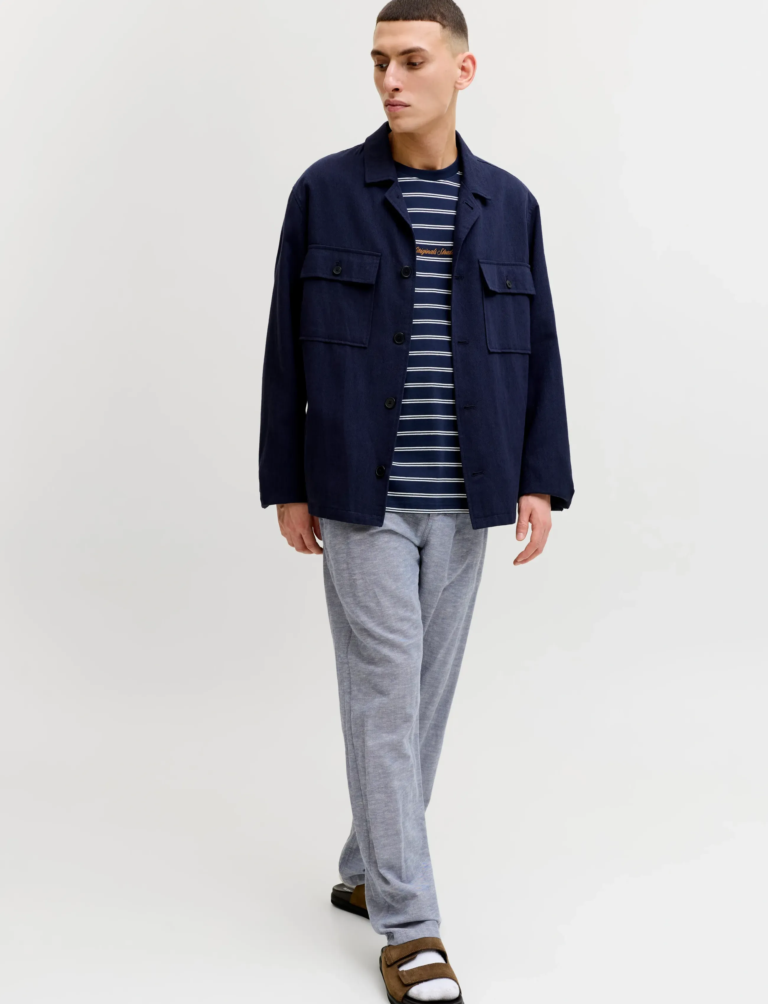 JACK & JONES Jpstkane Summer Linen Blend Jogger Sn mjukisbyxor herr – bild 5