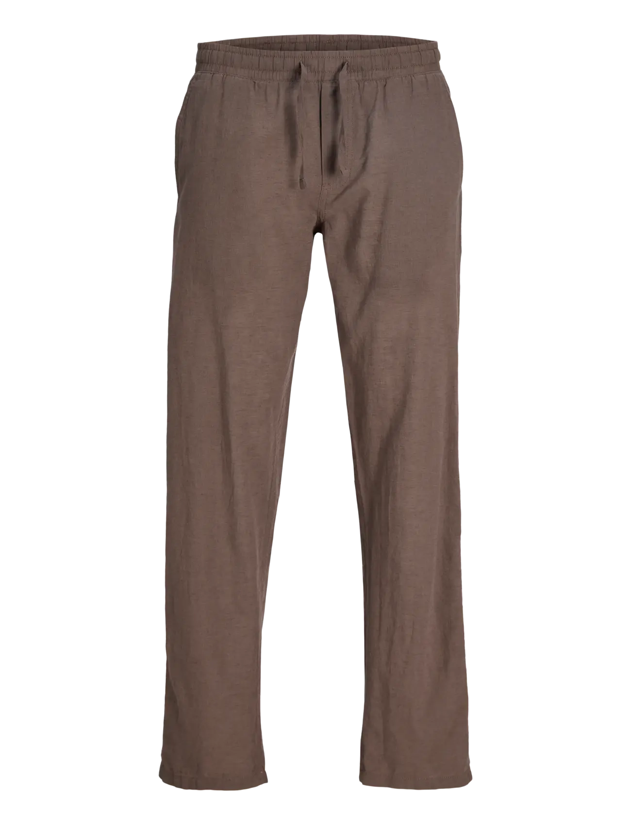 JACK & JONES Jpstkane Summer Linen Blend Jogger Sn Braun - L - Herren