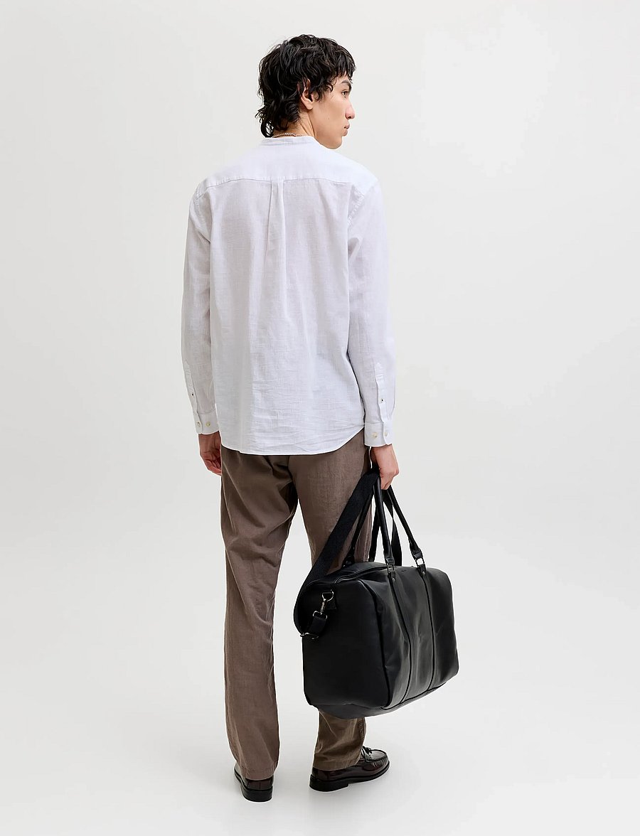 Jack & Jones - JPSTKANE SUMMER LINEN BLEND JOGGER SN - linased püksid - falcon - 3