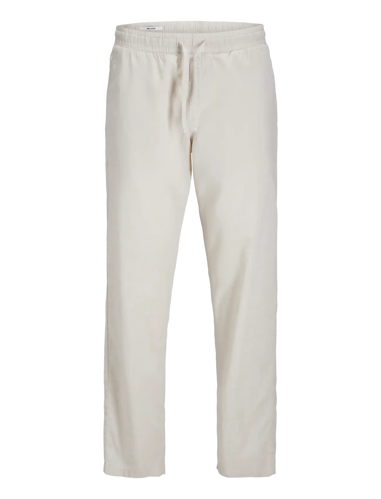 Jack & Jones JPSTKANE SUMMER LINEN BLEND JOGGER SN - Bukser - FEATHER GRAY / cream