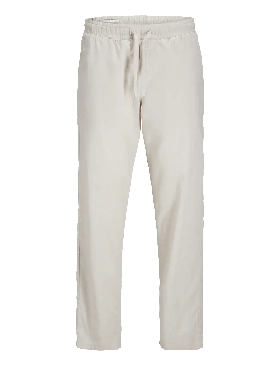 Jack & Jones - JPSTKANE SUMMER LINEN BLEND JOGGER SN - linased püksid - feather gray - 1