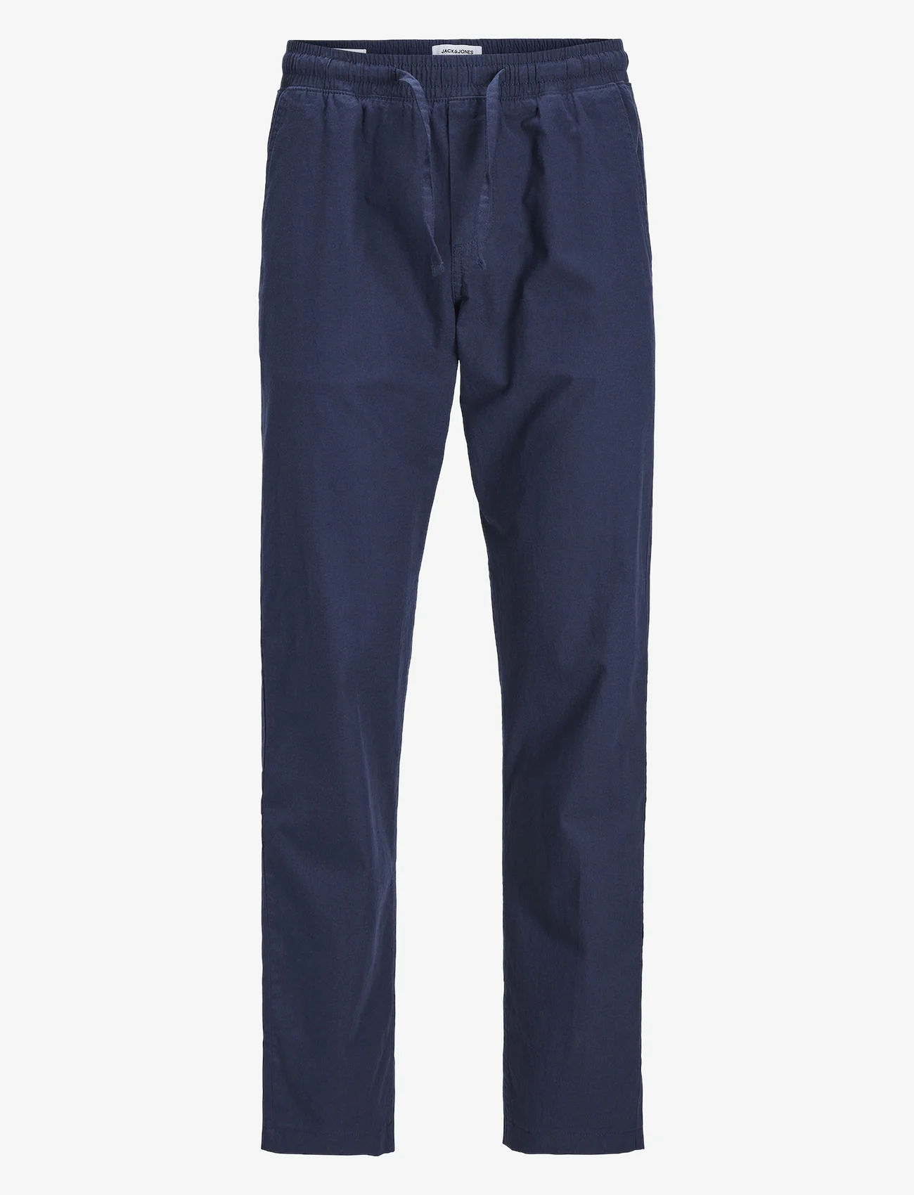 Jack & Jones - JPSTKANE JJSUMMER LINEN BLEND JOGGER SN - vabaajapüksid - navy blazer - 0