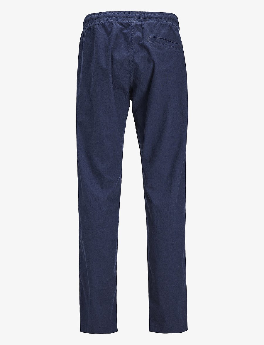Jack & Jones - JPSTKANE SUMMER LINEN BLEND JOGGER SN - linased püksid - navy blazer - 2