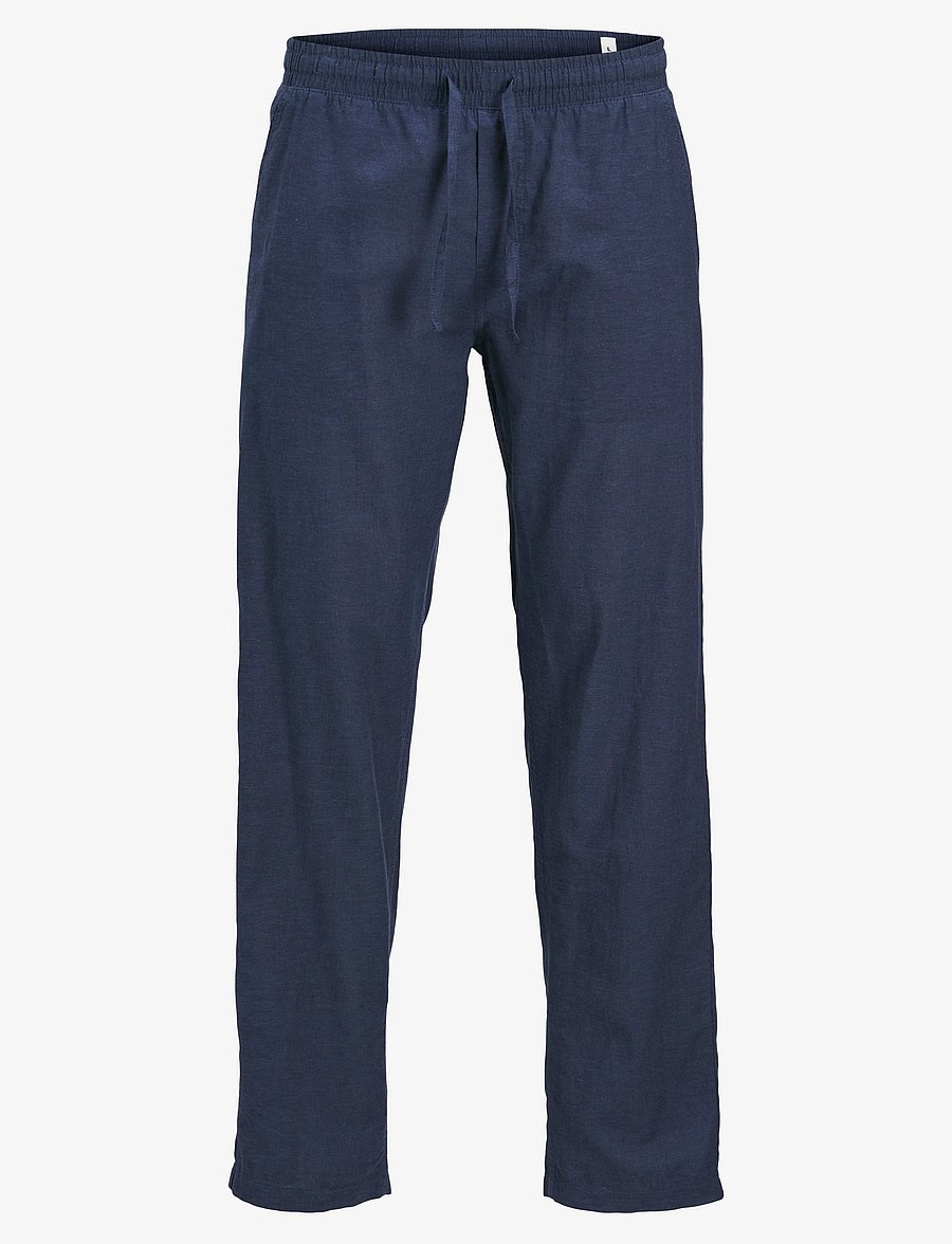 Jack & Jones - JPSTKANE SUMMER LINEN BLEND JOGGER SN - leinenhosen - night sky - 1