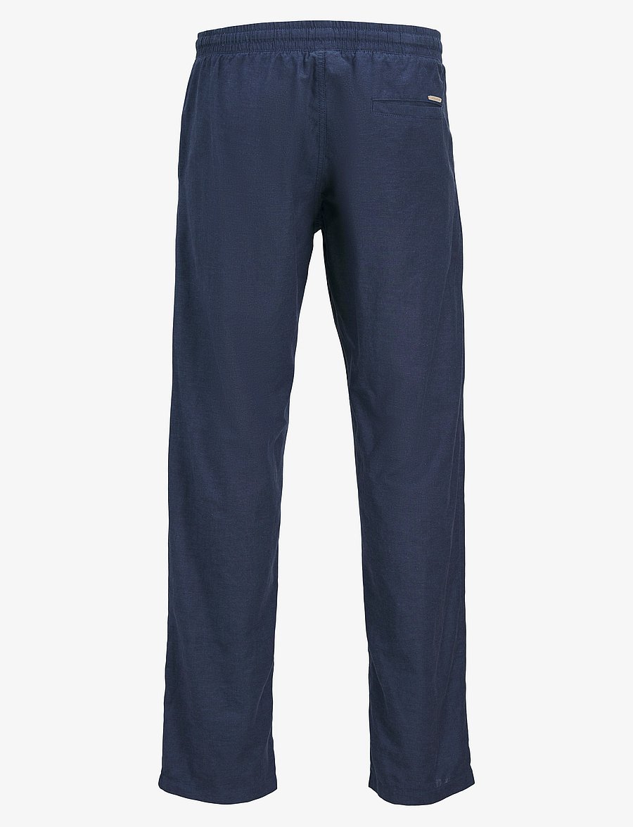 Jack & Jones - JPSTKANE SUMMER LINEN BLEND JOGGER SN - leinenhosen - night sky - 2