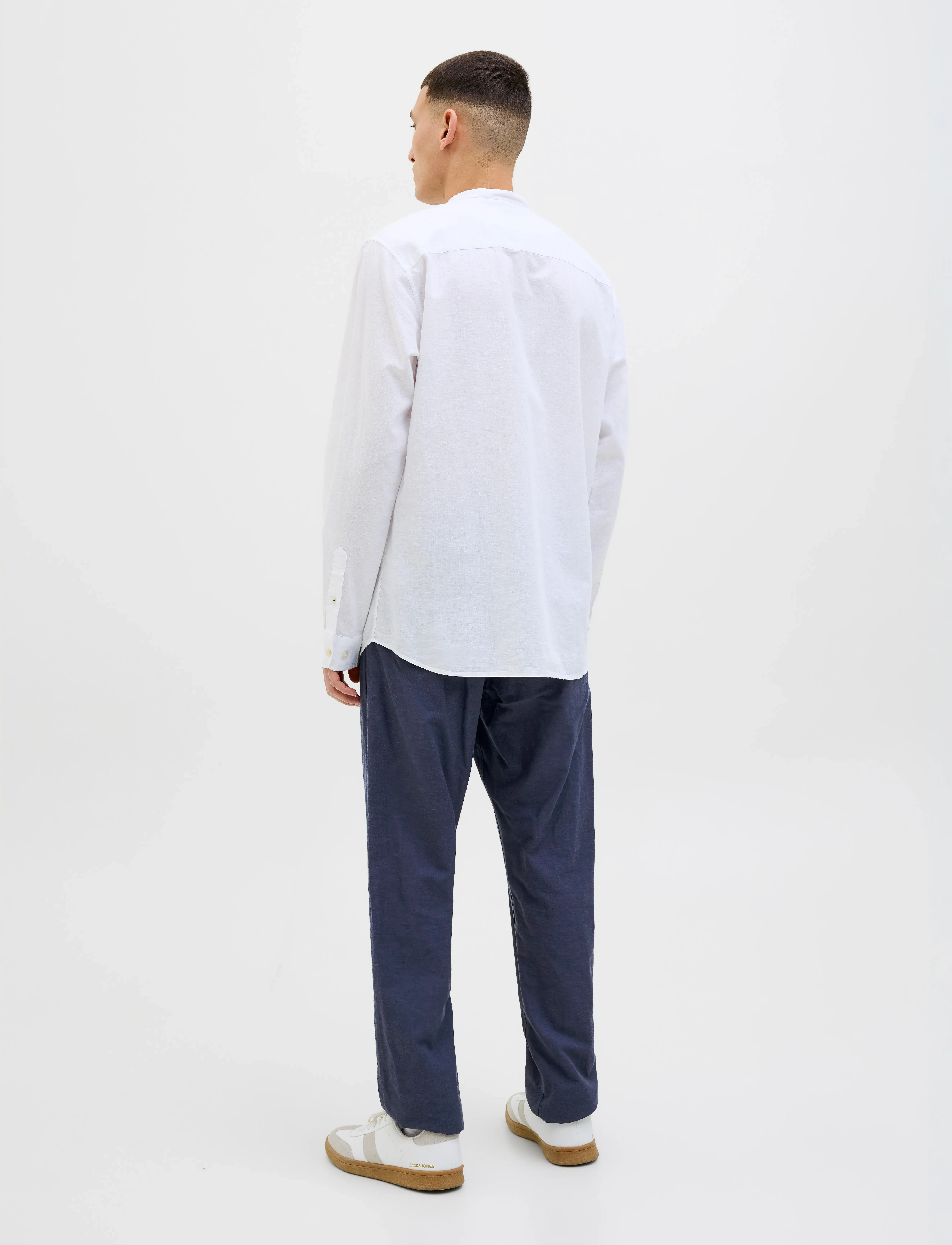 Jack & Jones - JPSTKANE SUMMER LINEN BLEND JOGGER SN - leinenhosen - night sky - 3