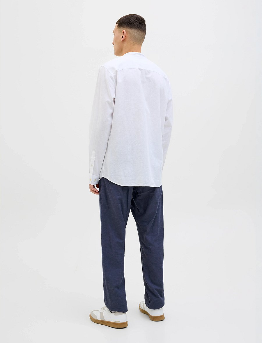 Jack & Jones - JPSTKANE SUMMER LINEN BLEND JOGGER SN - leinenhosen - night sky - 3