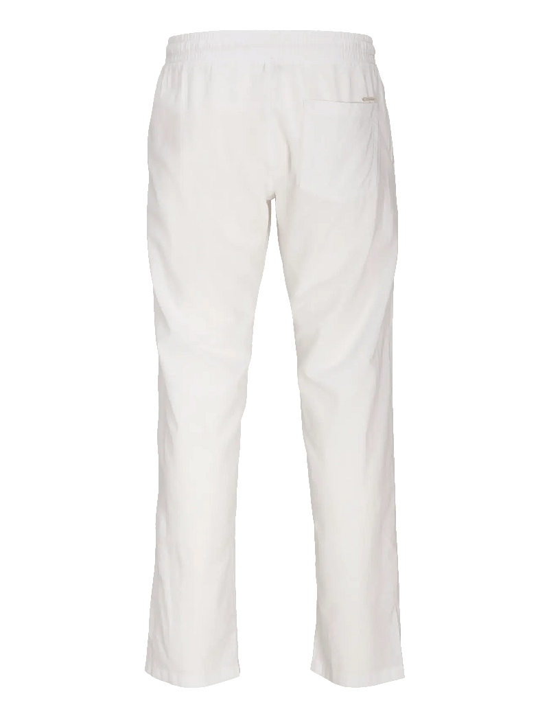 Jack & Jones - JPSTKANE SUMMER LINEN BLEND JOGGER SN - linased püksid - white - 2