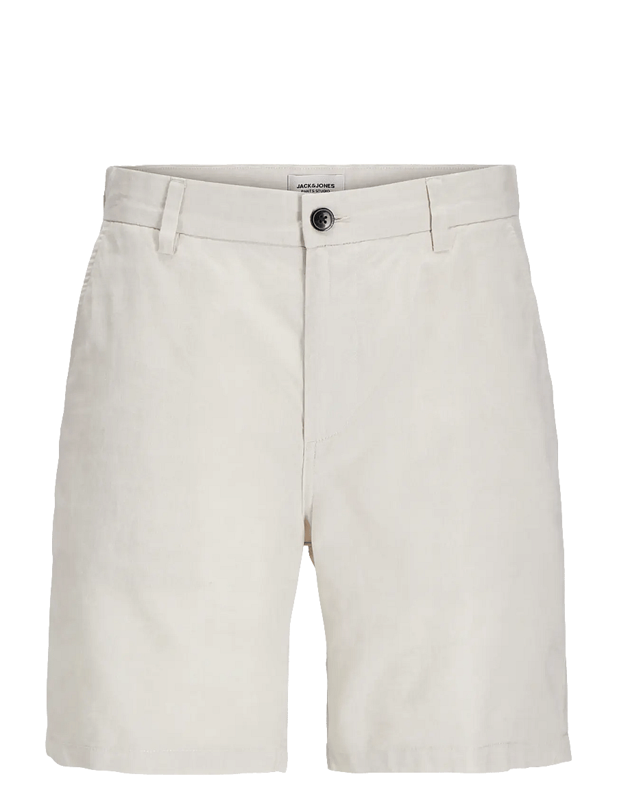 Jack & Jones - JPSTACE SUMMER LINEN BLEND SHORT REG SN - linen shorts - feather gray - 1