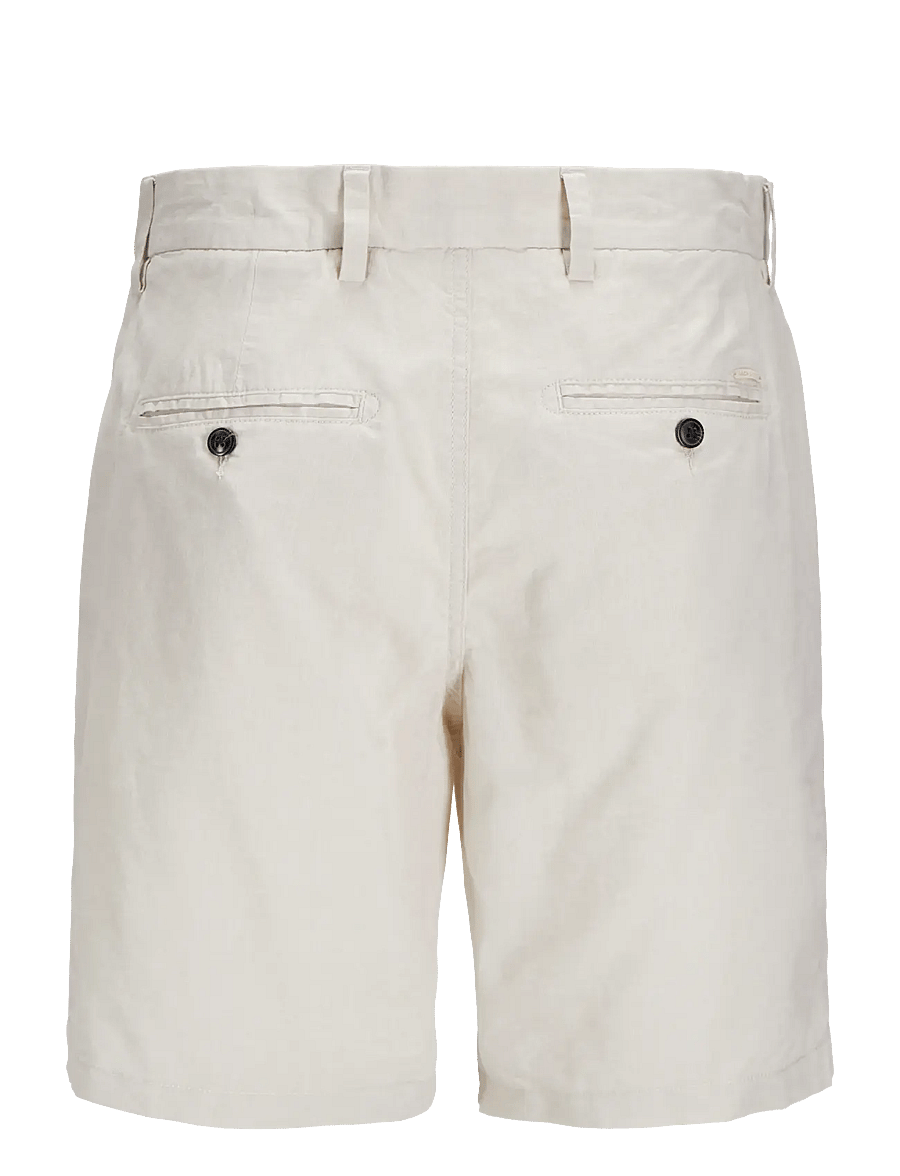 Jack & Jones - JPSTACE SUMMER LINEN BLEND SHORT REG SN - linen shorts - feather gray - 2