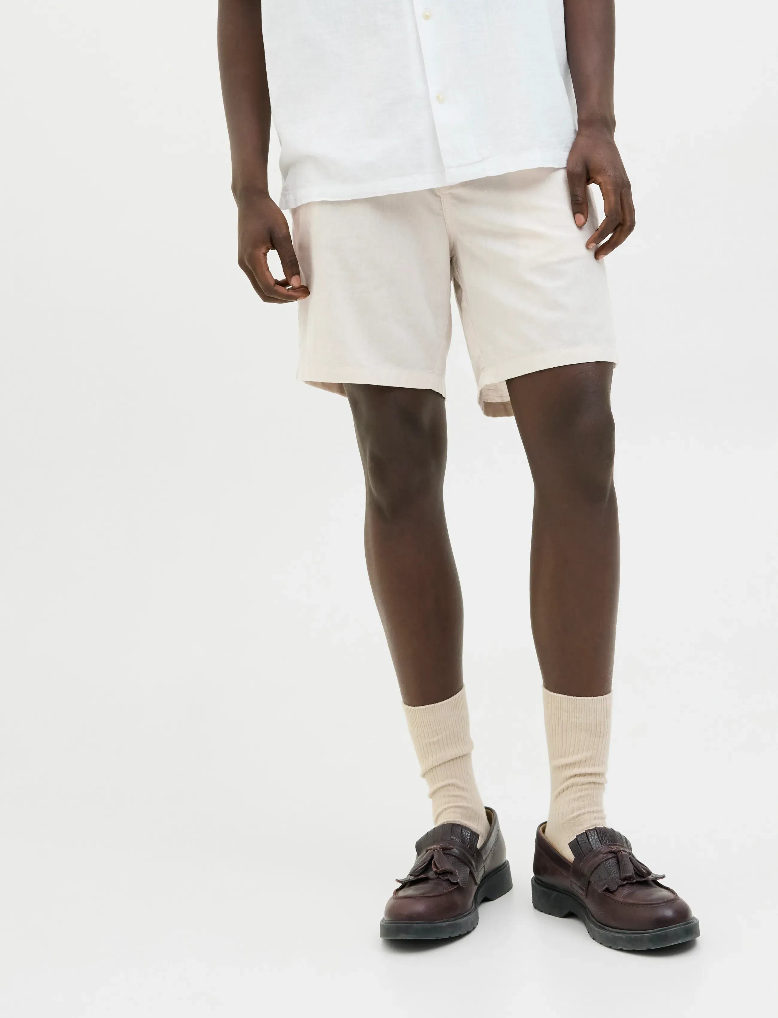 JACK & JONES Jpstace Summer Linen Blend Short Reg Sn linneshorts herr – bild 5