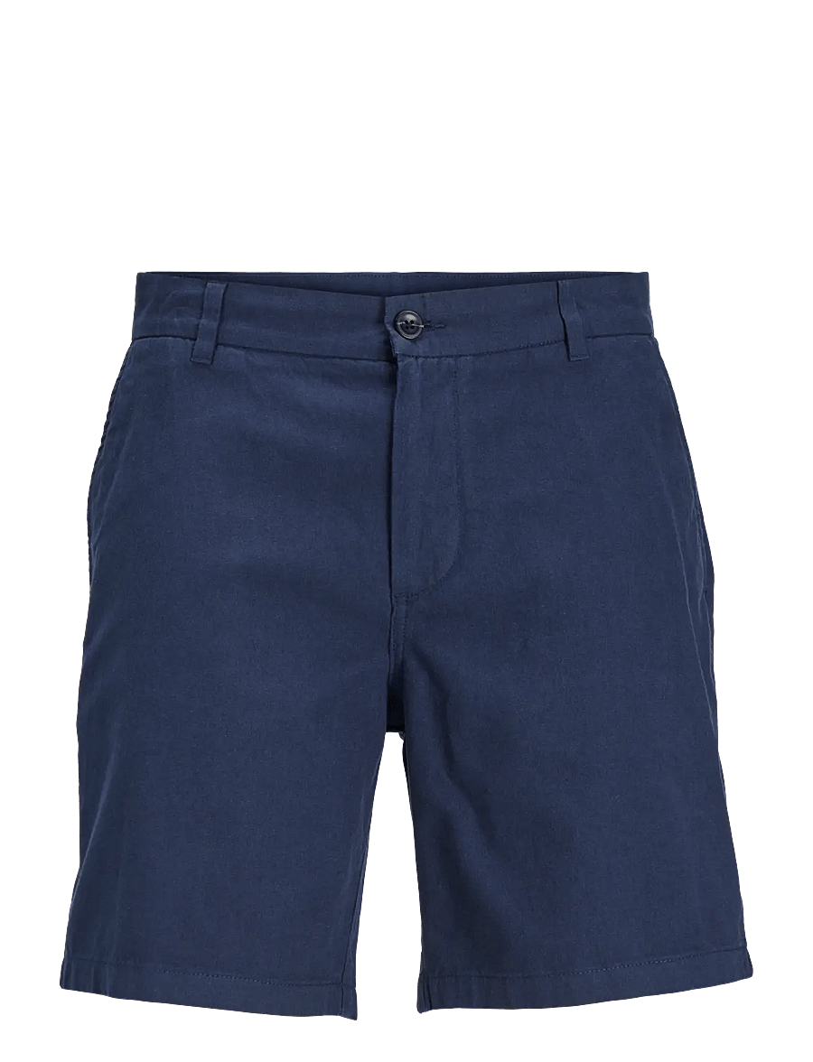 Jack & Jones - JPSTACE SUMMER LINEN BLEND SHORT REG SN - pellavashortsit - navy blazer - 1