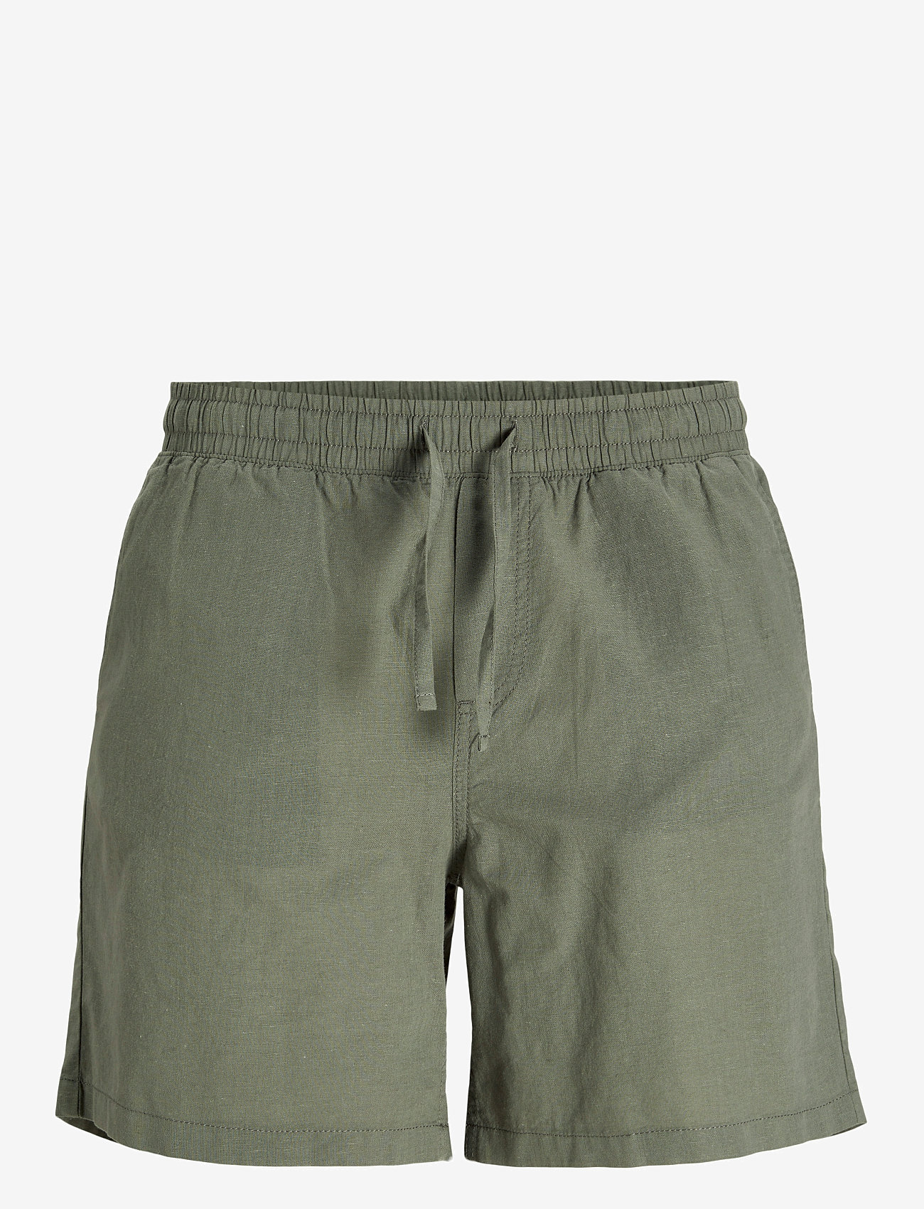 Jack & Jones - JPSTJAIDEN SUMMER LINEN BLEND SHORT SN - leinen-shorts - agave green - 1