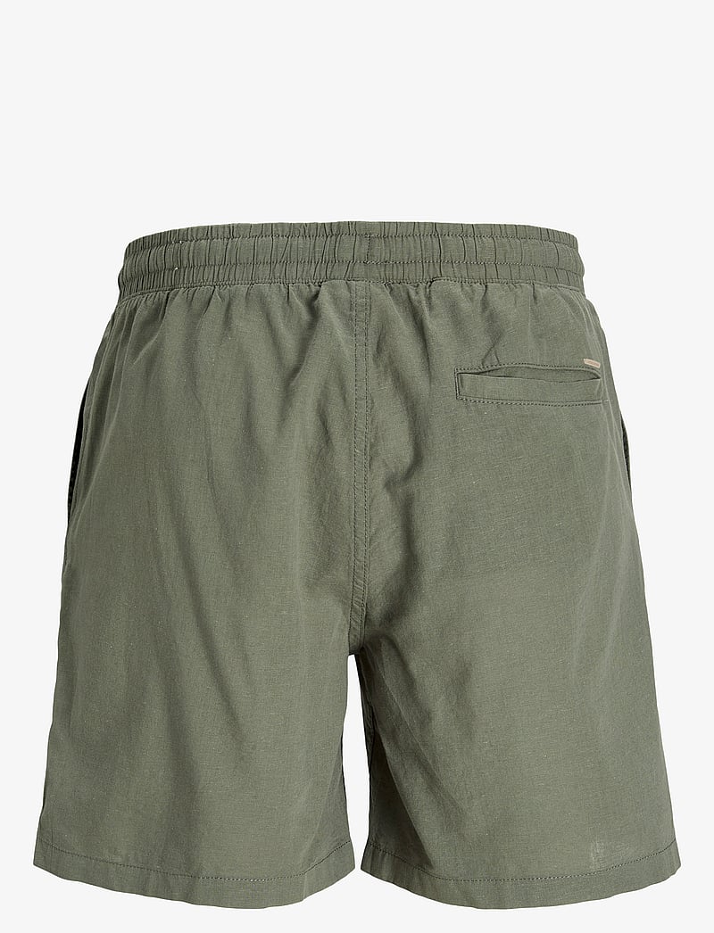 Jack & Jones - JPSTJAIDEN SUMMER LINEN BLEND SHORT SN - leinen-shorts - agave green - 2