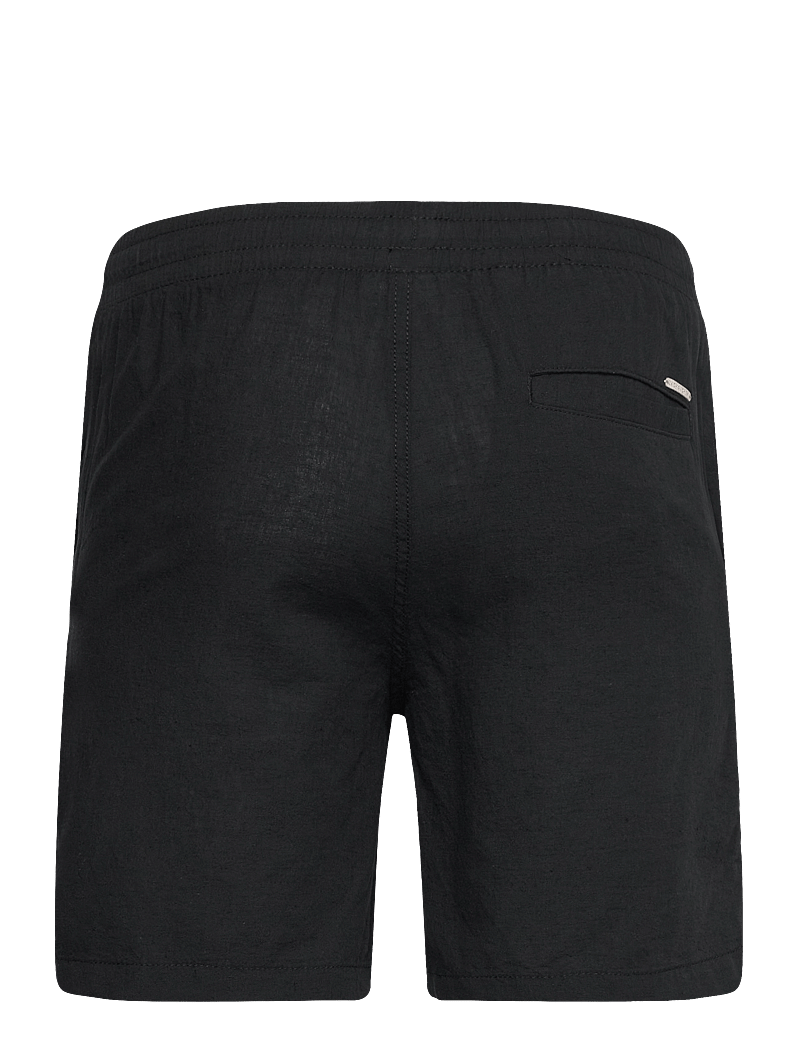 Jack & Jones - JPSTJAIDEN SUMMER LINEN BLEND SHORT SN - linased lühikesed püksid - black - 2