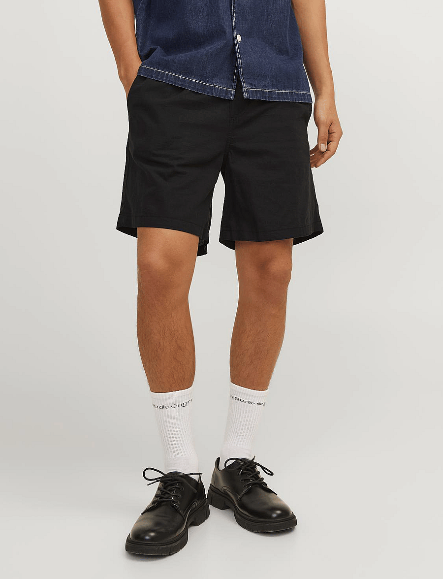 Jack & Jones - JPSTJAIDEN SUMMER LINEN BLEND SHORT SN - kiti variantai - black - 0