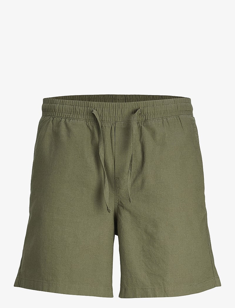 Jack & Jones - JPSTJAIDEN SUMMER LINEN BLEND SHORT SN - hørshorts - dusty olive - 1