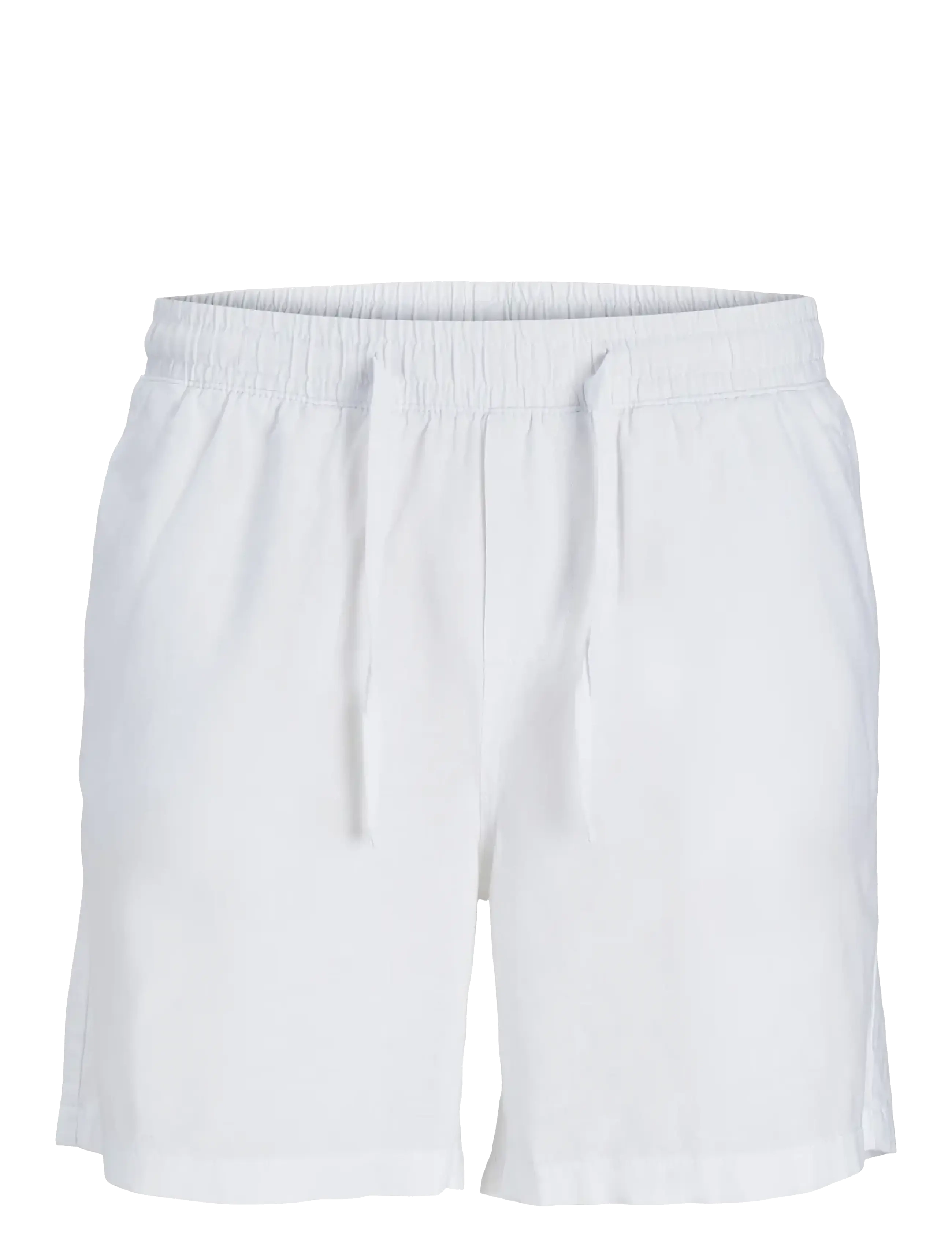 Jack & Jones JPSTJAIDEN SUMMER LINEN BLEND SHORT SN - Shorts - WHITE / white