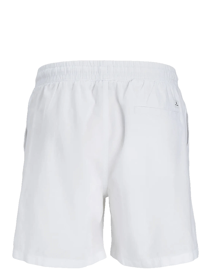 Jack & Jones - JPSTJAIDEN SUMMER LINEN BLEND SHORT SN - linneshorts - white - 2