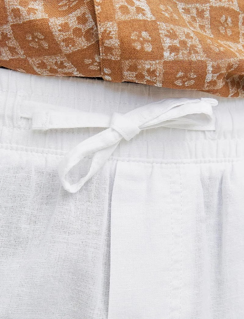 Jack & Jones - JPSTJAIDEN SUMMER LINEN BLEND SHORT SN - linneshorts - white - 4