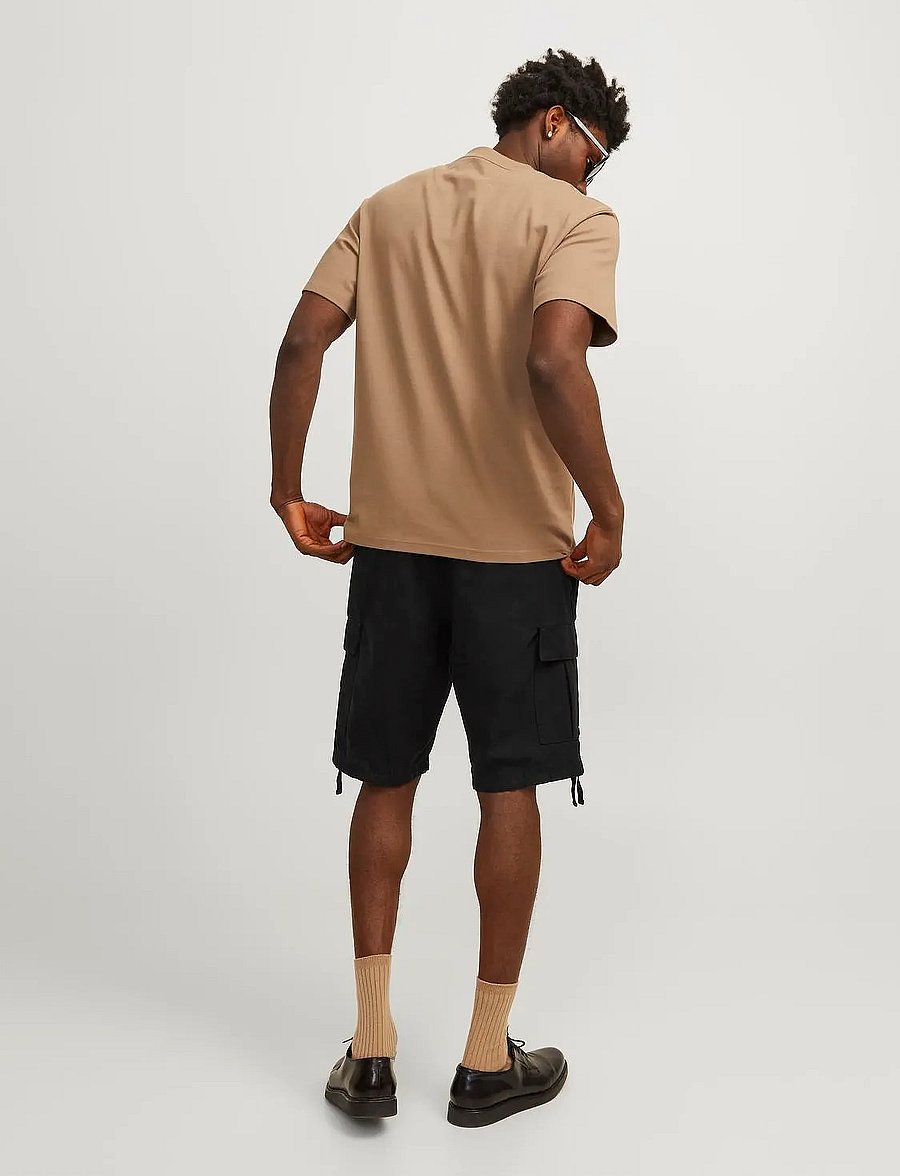 Jack & Jones - JPSTCOLE BARKLEY CARGO SHORTS MID SN - cargo shorts - black - 3