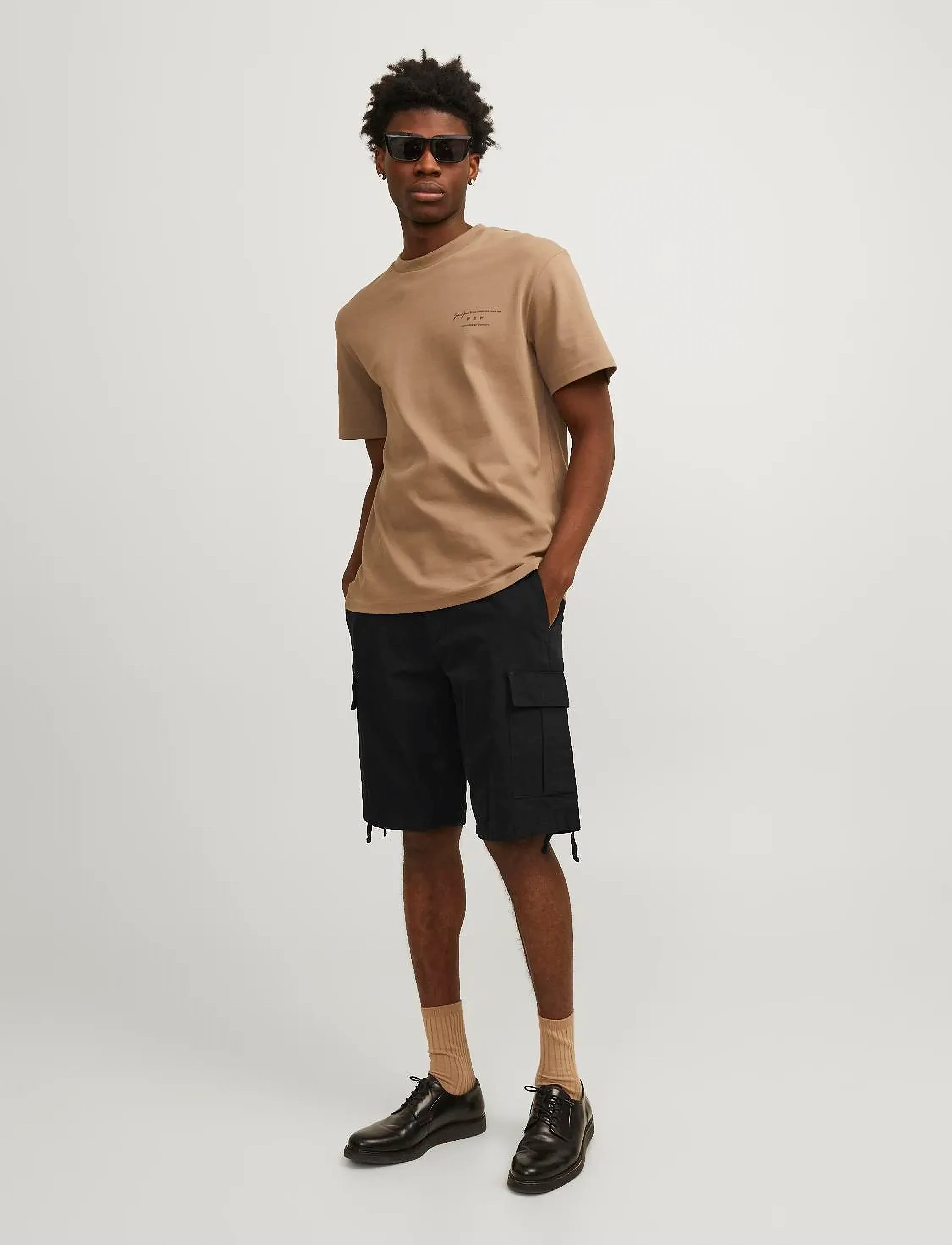 Jack & Jones - JPSTCOLE BARKLEY CARGO SHORTS MID SN - lühikesed kargopüksid - black - 5