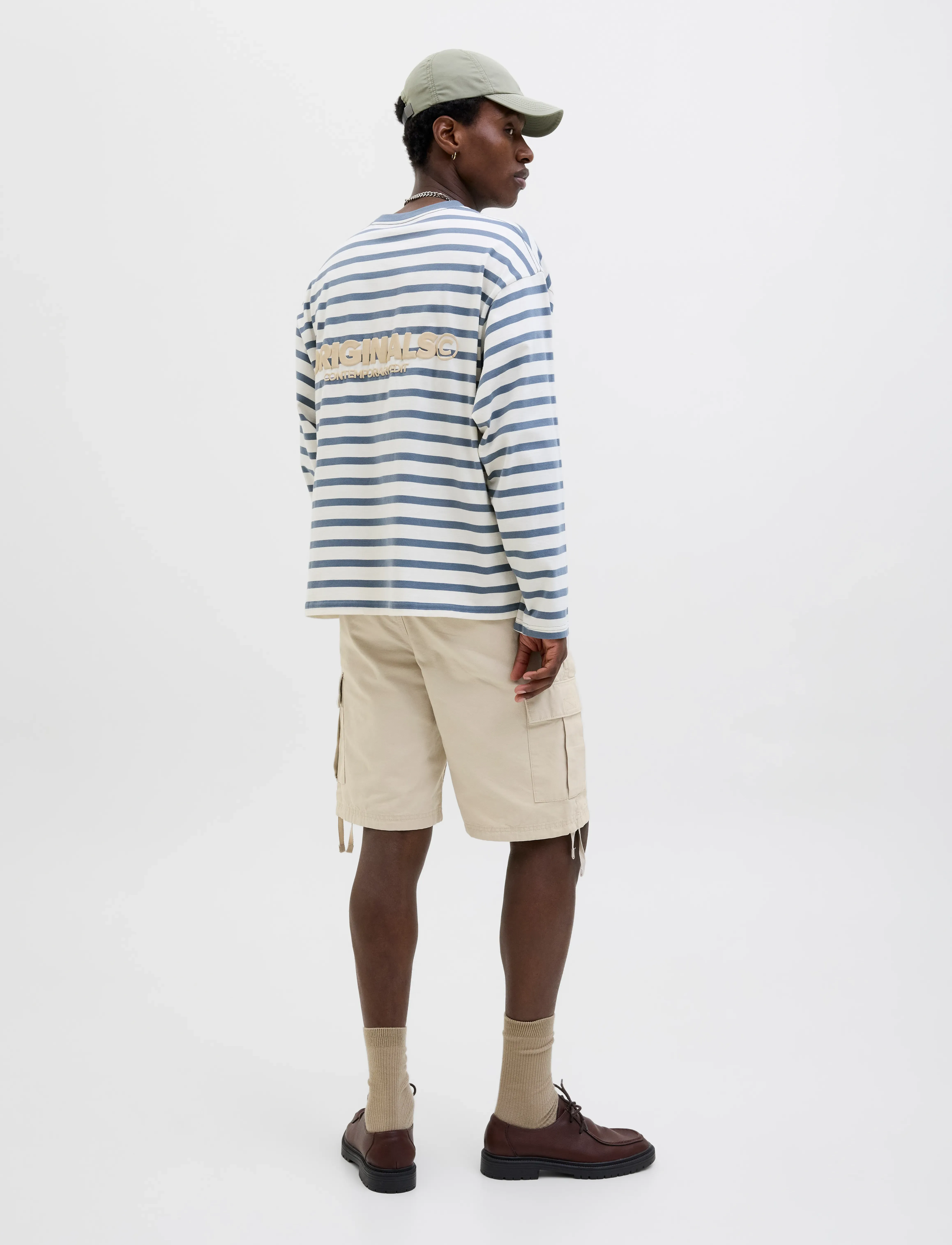 Jack & Jones - JPSTCOLE BARKLEY CARGO SHORTS MID SN - cargo shorts - moonbeam - 3