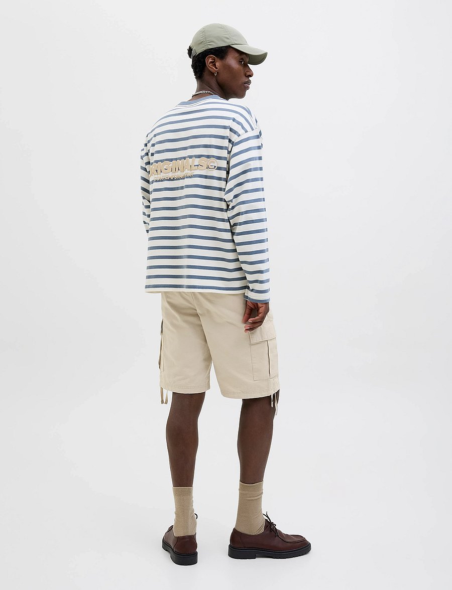 Jack & Jones - JPSTCOLE BARKLEY CARGO SHORTS MID SN - cargo shorts - moonbeam - 3