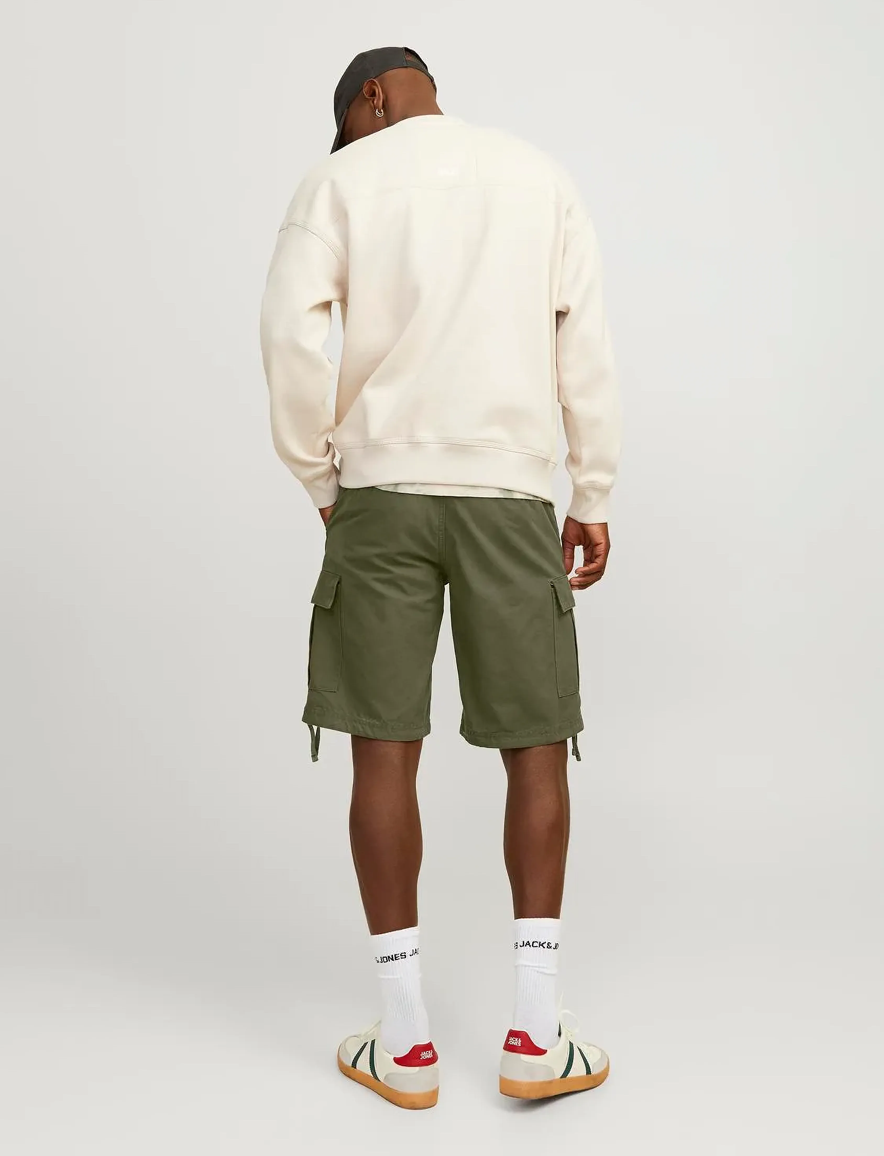 Jack & Jones - JPSTCOLE BARKLEY CARGO SHORTS MID SN - cargo shorts - olive night - 3