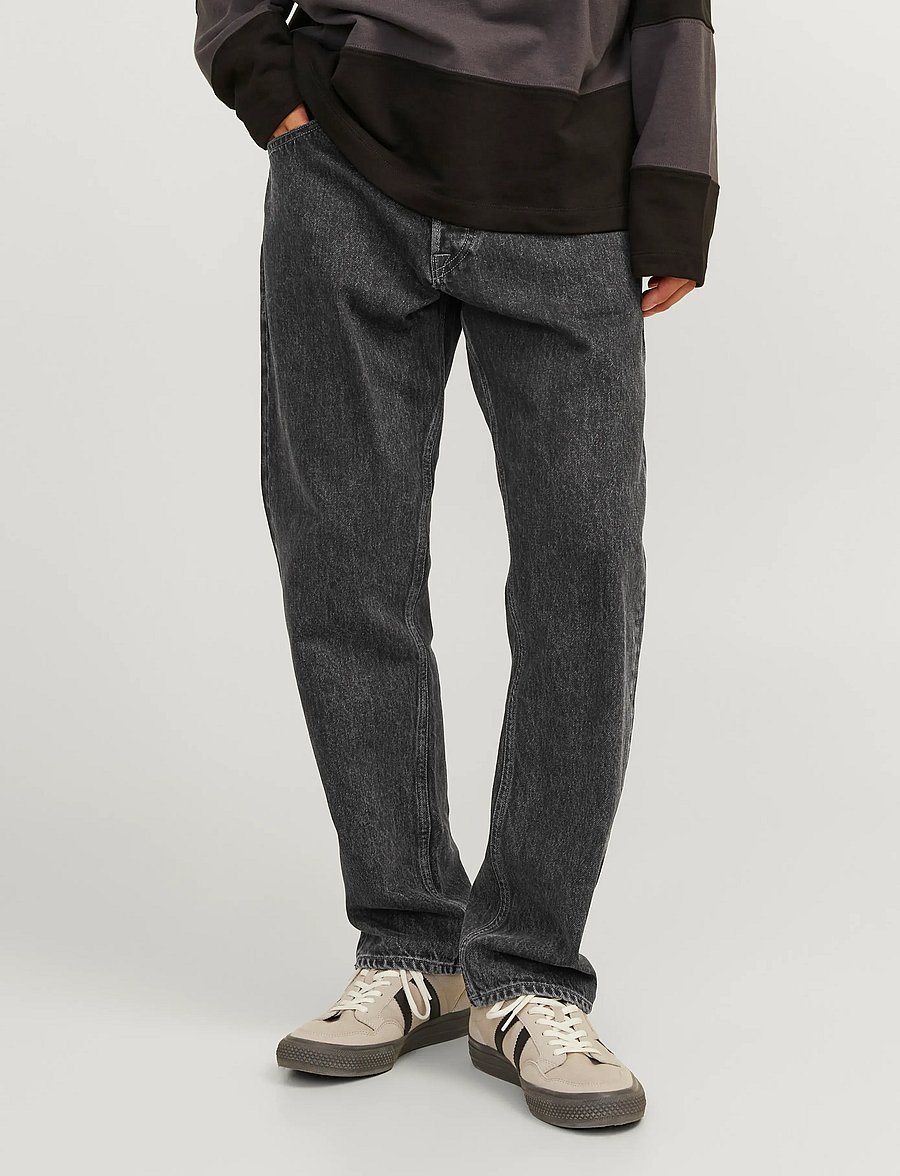 Jack & Jones - JJIALEX JJORIGINAL SBD 499 NOOS - weite jeans - black denim - 0