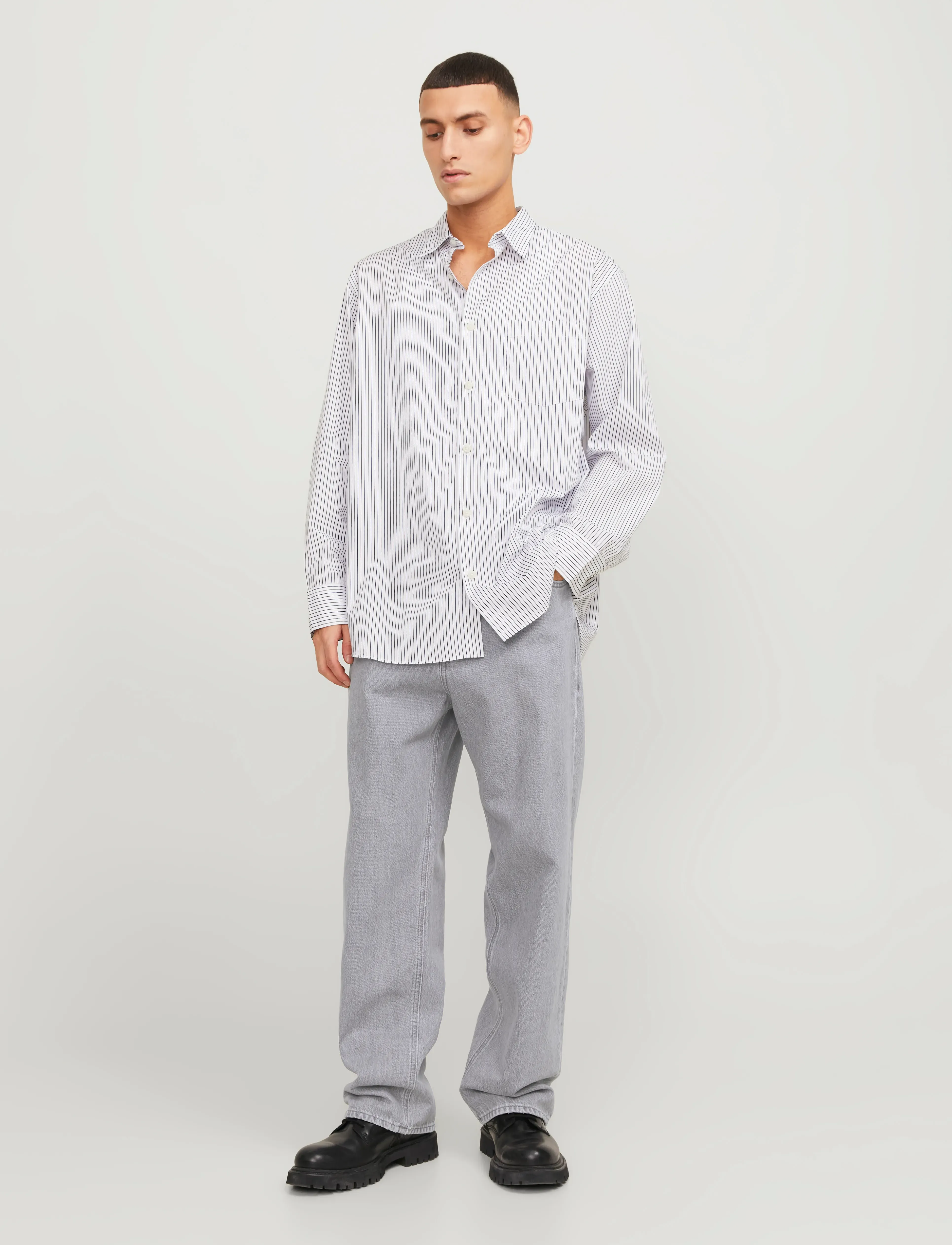 Jack & Jones JJIALEX JJORIGINAL SBD 331 NOOS - Jeans - GREY DENIM / grey