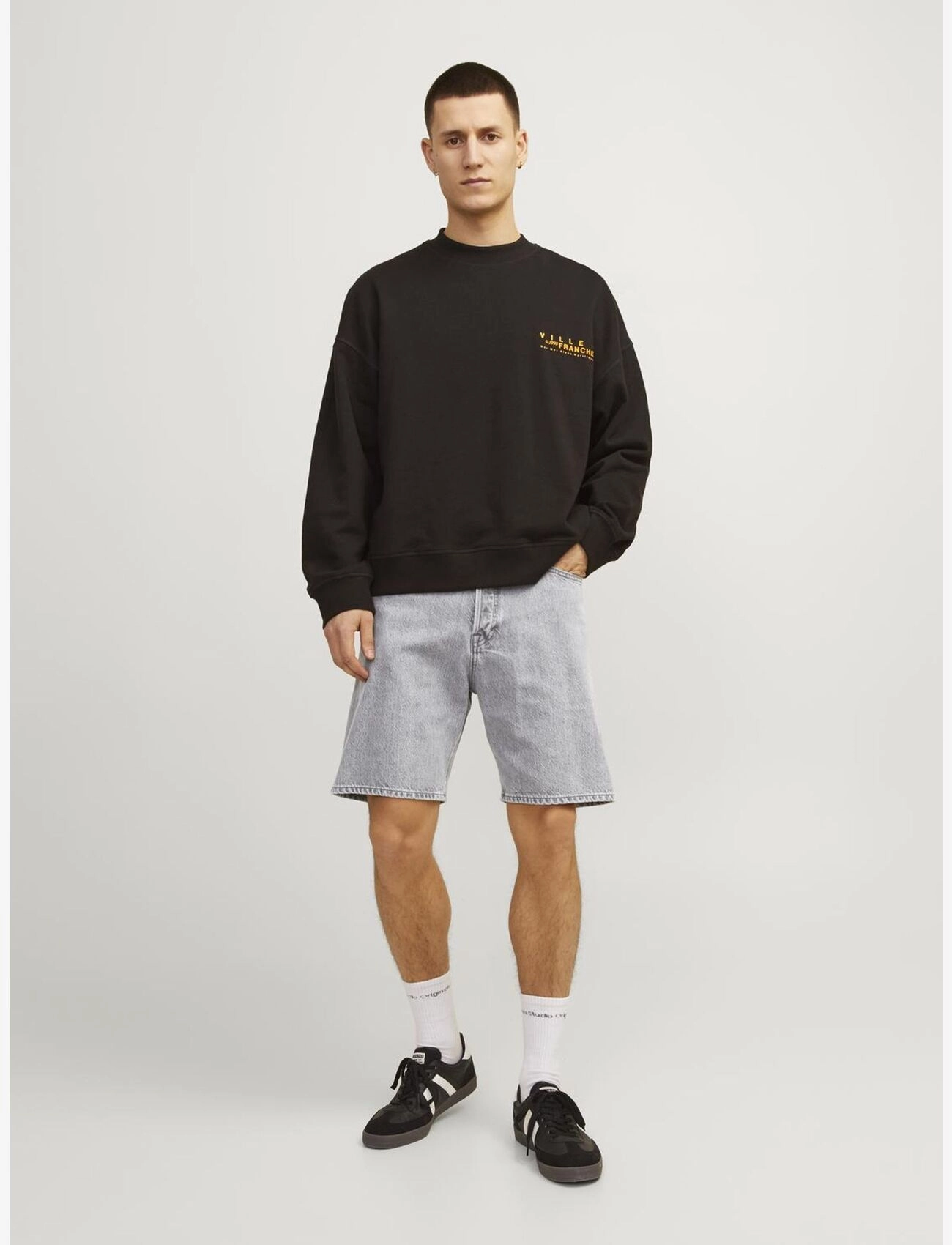 Jack & Jones - JJITONY JJORIGINAL SHORTS SBD 331 SN - grey denim - 4