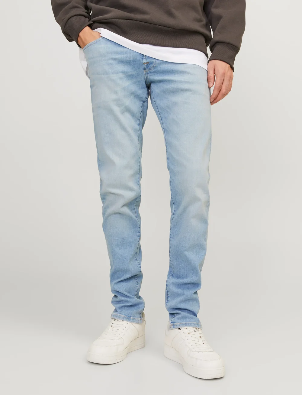 Jack & Jones - JJIGLENN JJICON JJ 259 50SPS NOOS - kitsad teksad - blue denim - 0