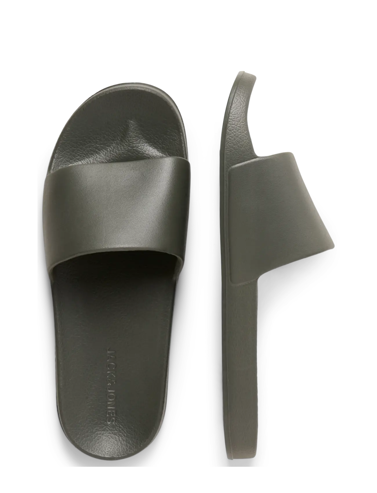 Jack & Jones - JFWJERRY MOULDED SLIDER - die niedrigsten preise - olive night - 4