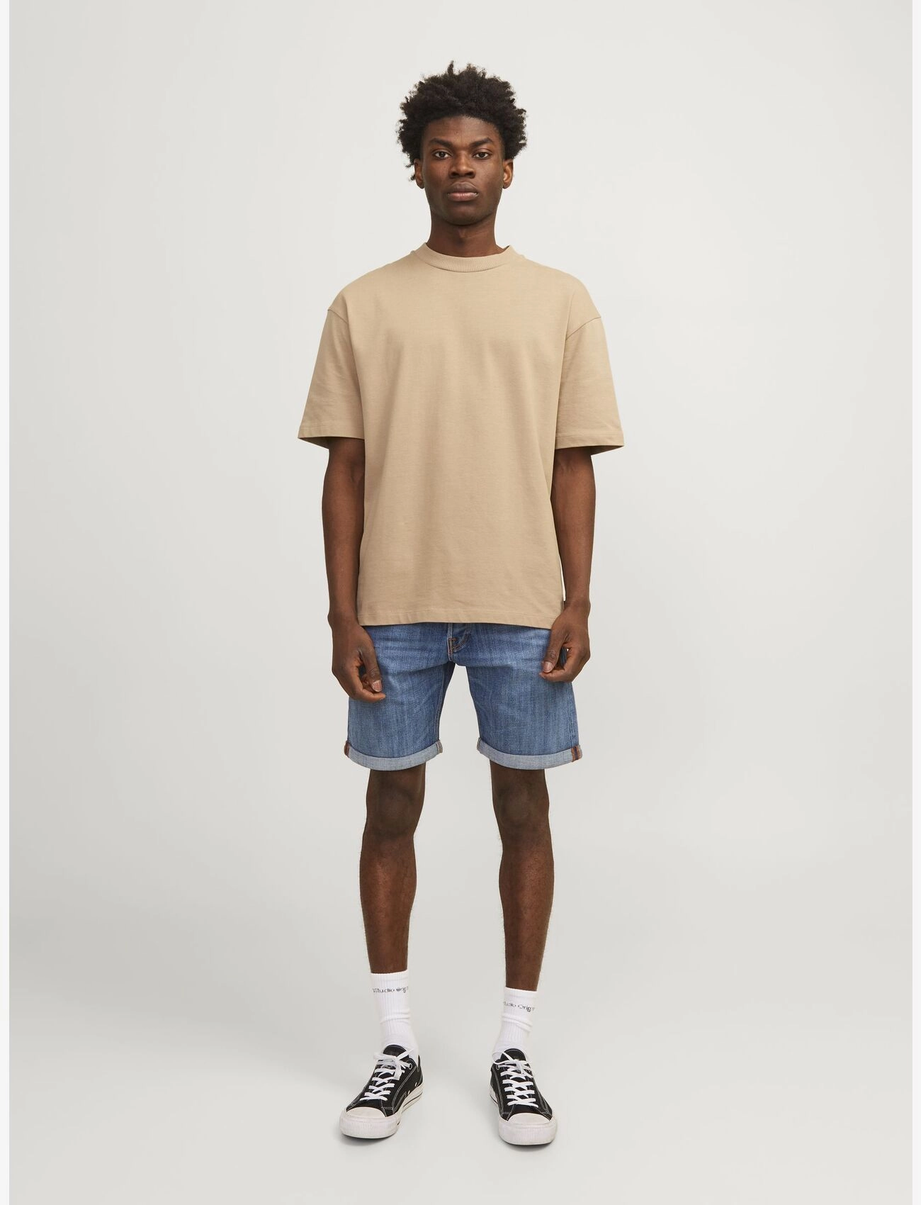 Jack & Jones - JJICHRIS JJWOOD SHORTS GE 415 SN - blue denim - 5