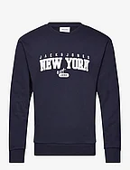 JJCORY SWEAT CREW NECK - NAVY BLAZER