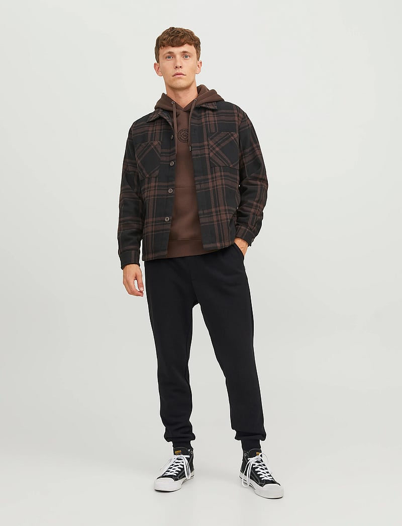 Jack & Jones - JPSTGORDON BRADLEY SWEAT PANT NOOS - kollektionen - black - 0