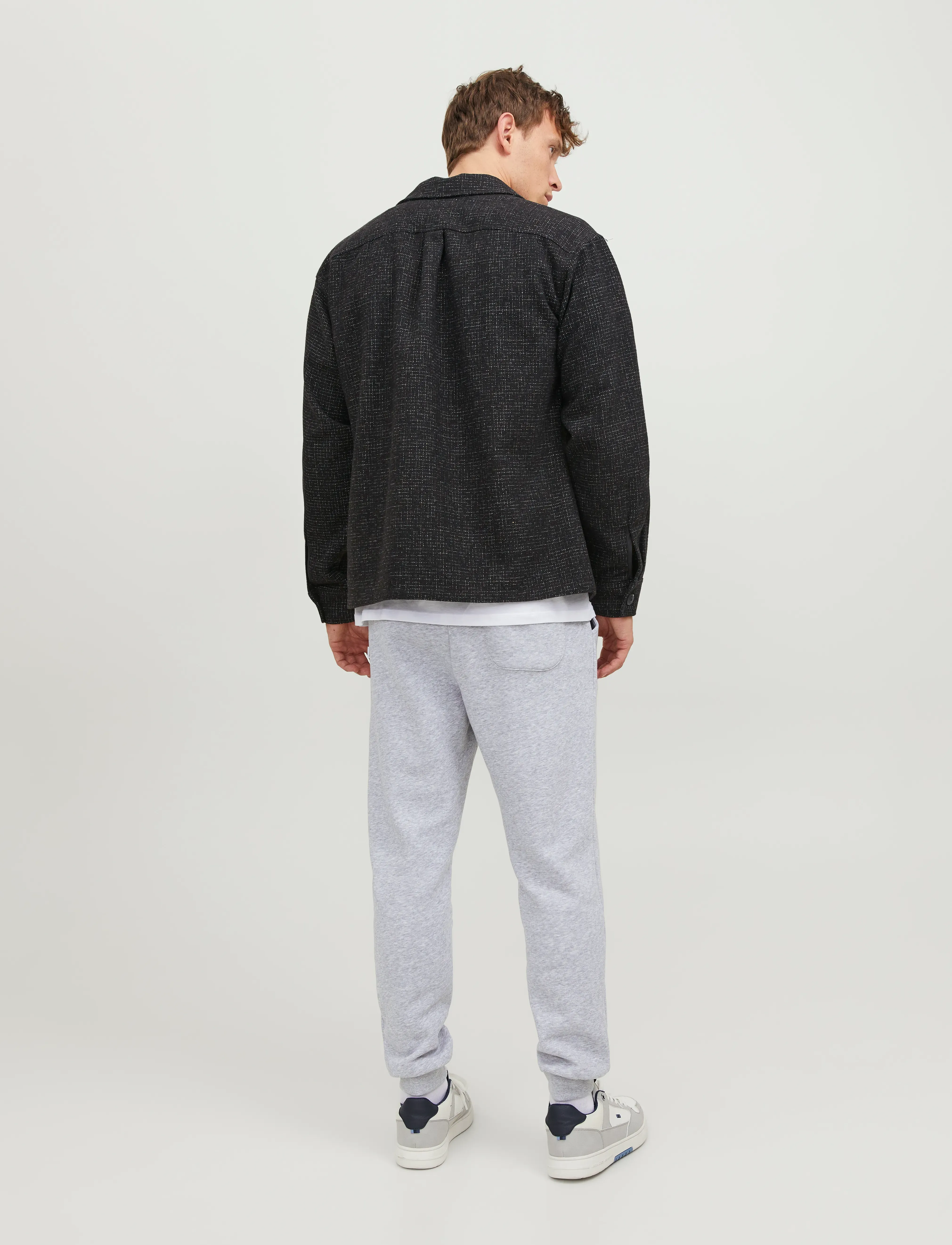 Jack & Jones - JPSTGORDON BRADLEY SWEAT PANT NOOS - kollektioner - light grey melange - 2