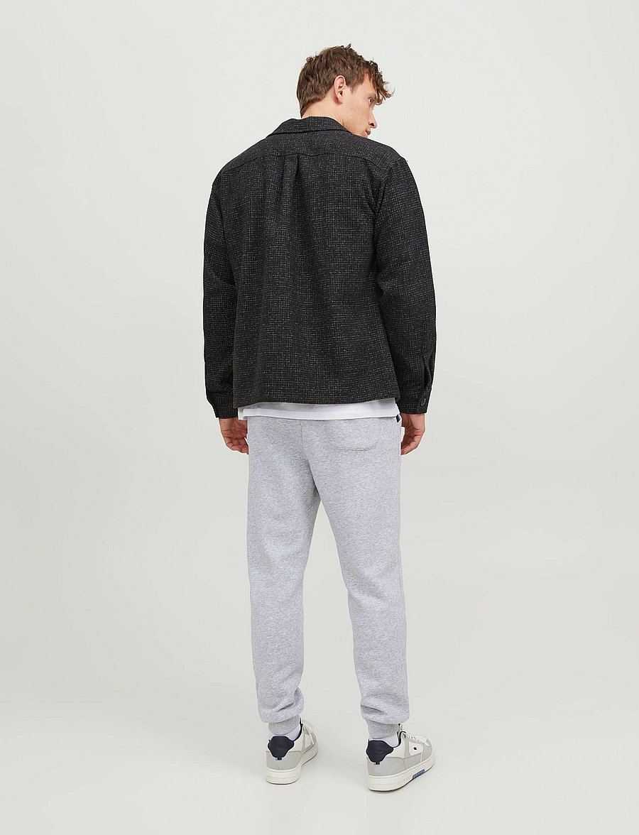 Jack & Jones - JPSTGORDON BRADLEY SWEAT PANT NOOS - kollektioner - light grey melange - 2