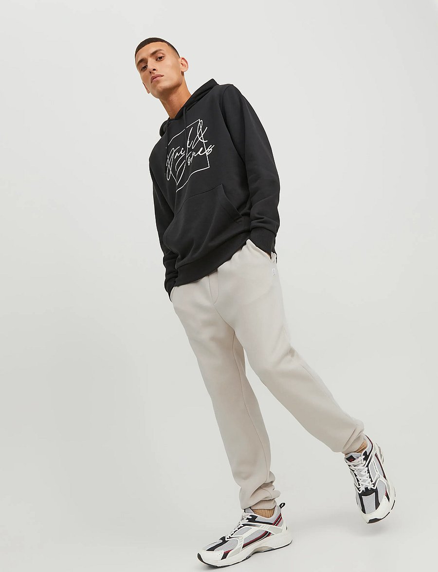 Jack & Jones - JPSTGORDON BRADLEY SWEAT PANT NOOS - kollektioner - moonbeam - 5