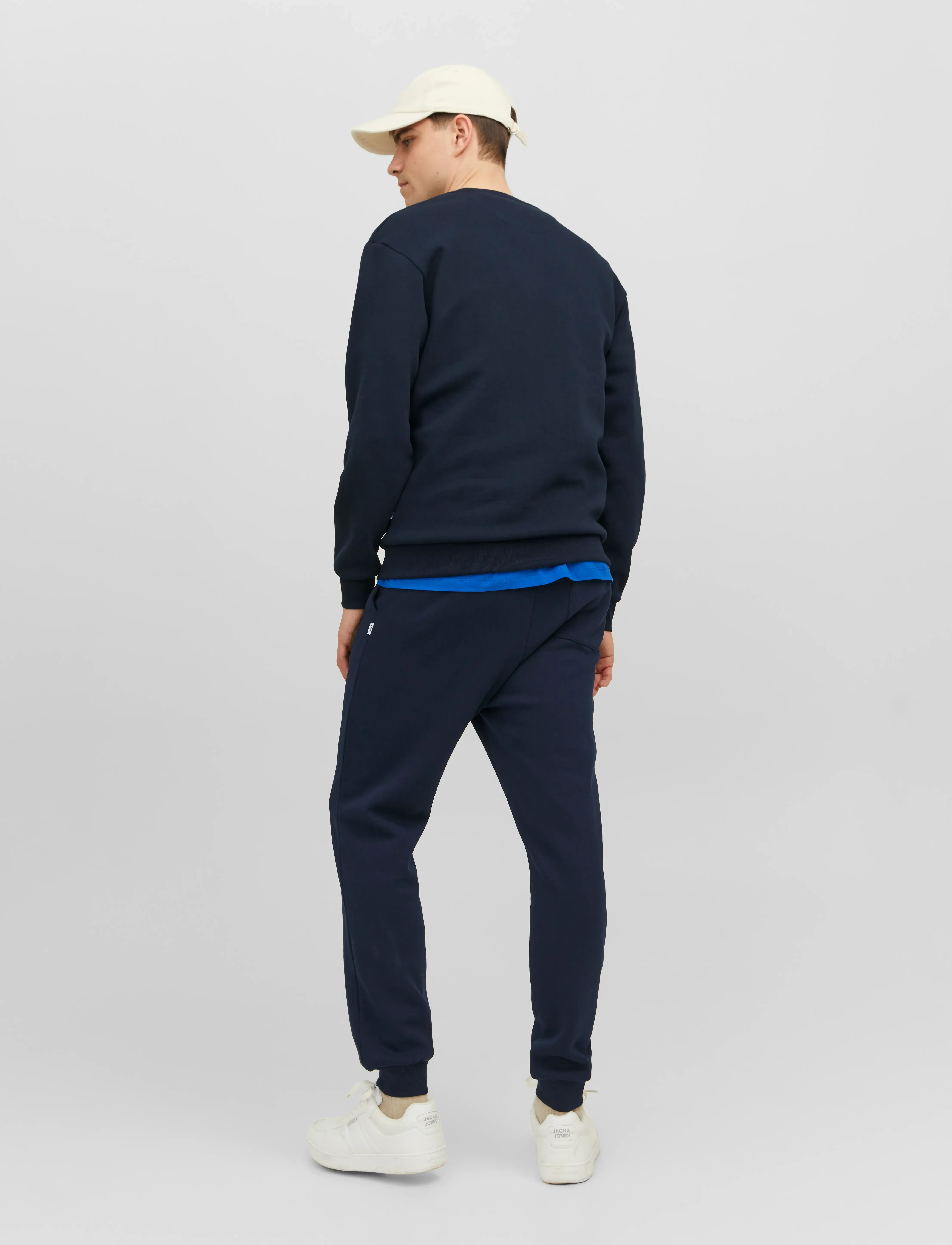 Jack & Jones - JPSTGORDON BRADLEY SWEAT PANT NOOS - kollektioner - navy blazer - 3