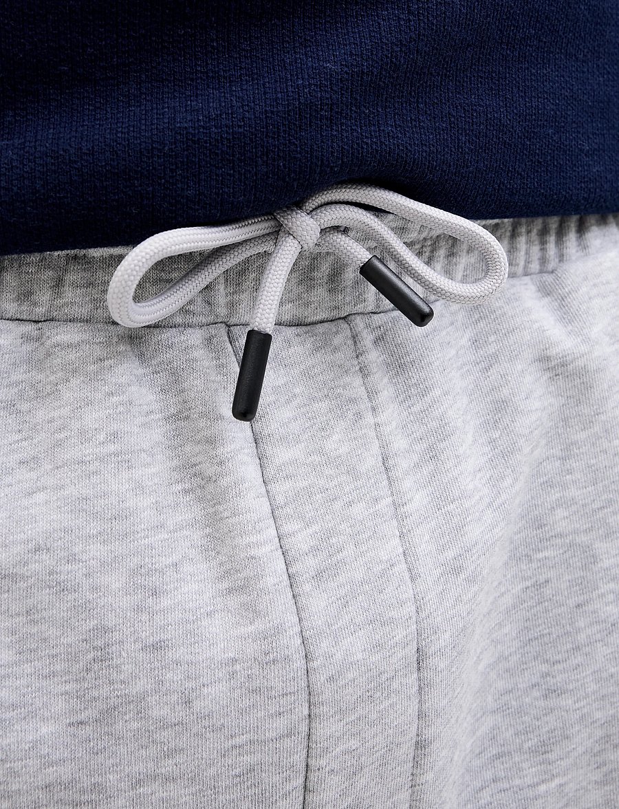 Jack & Jones - JPSTGORDON BRADLEY SWEAT SHORTS MID NOOS - sweatshorts - light grey melange - 4