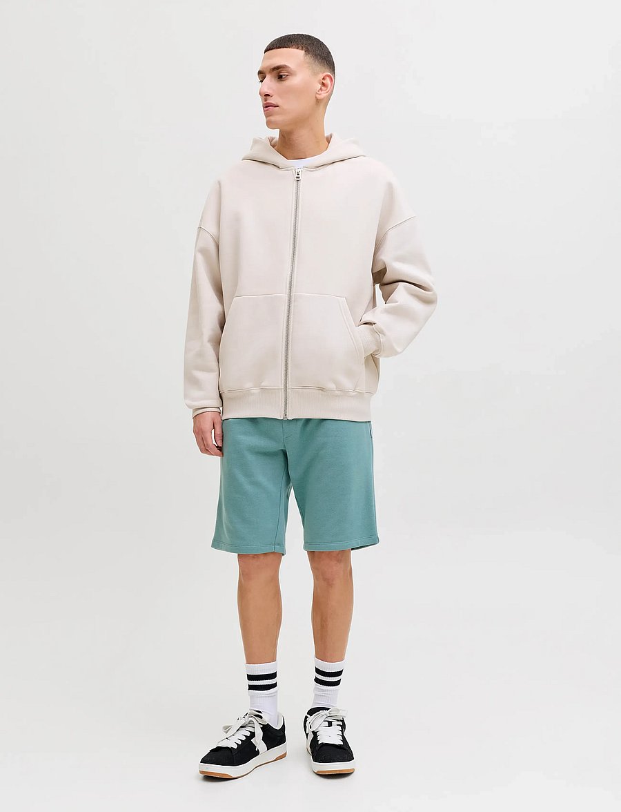 Jack & Jones - JPSTGORDON BRADLEY SWEAT SHORTS MID NOOS - sweatshorts - mineral blue - 4