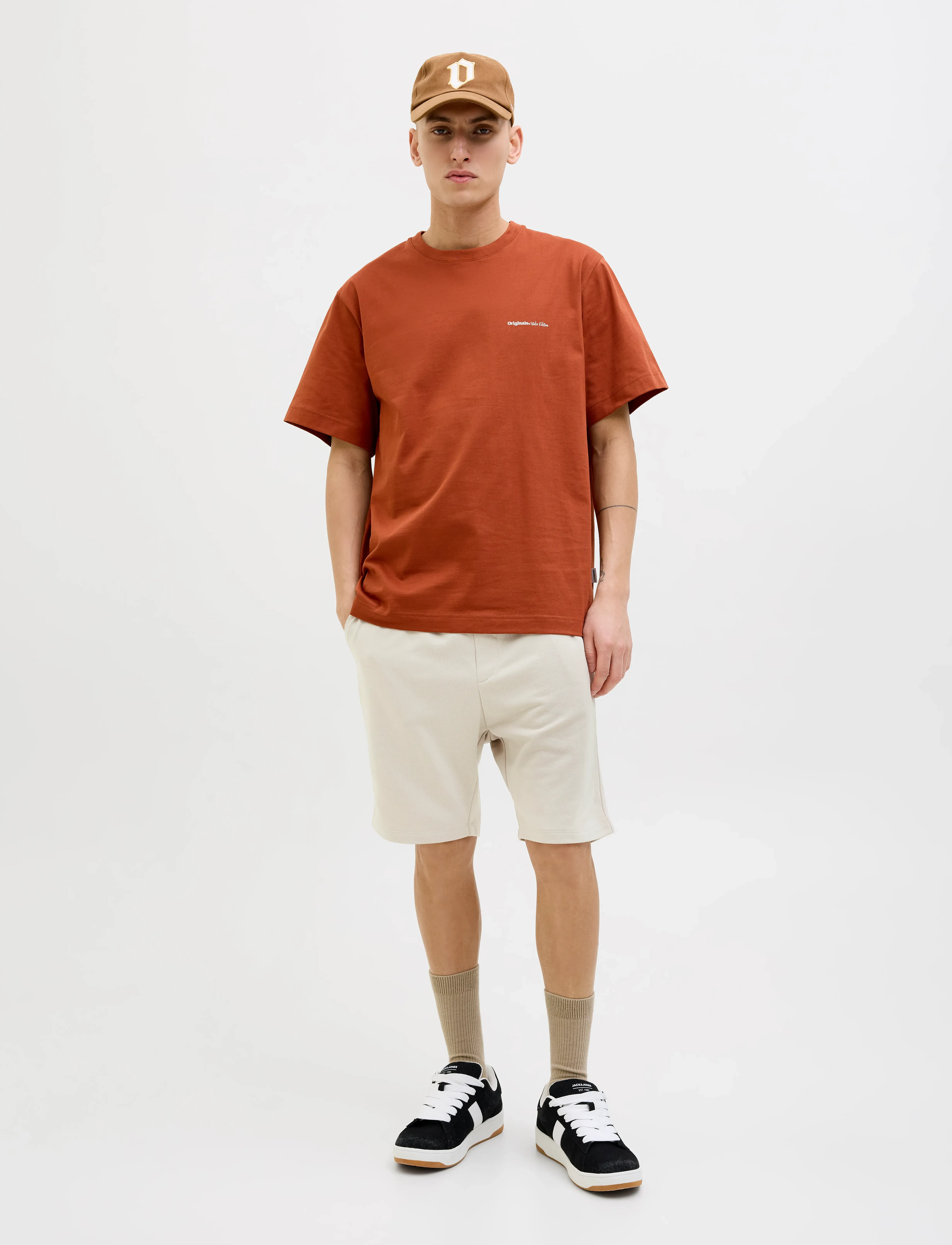 Jack & Jones - JPSTGORDON BRADLEY SWEAT SHORTS MID NOOS - sweatshorts - moonbeam - 5